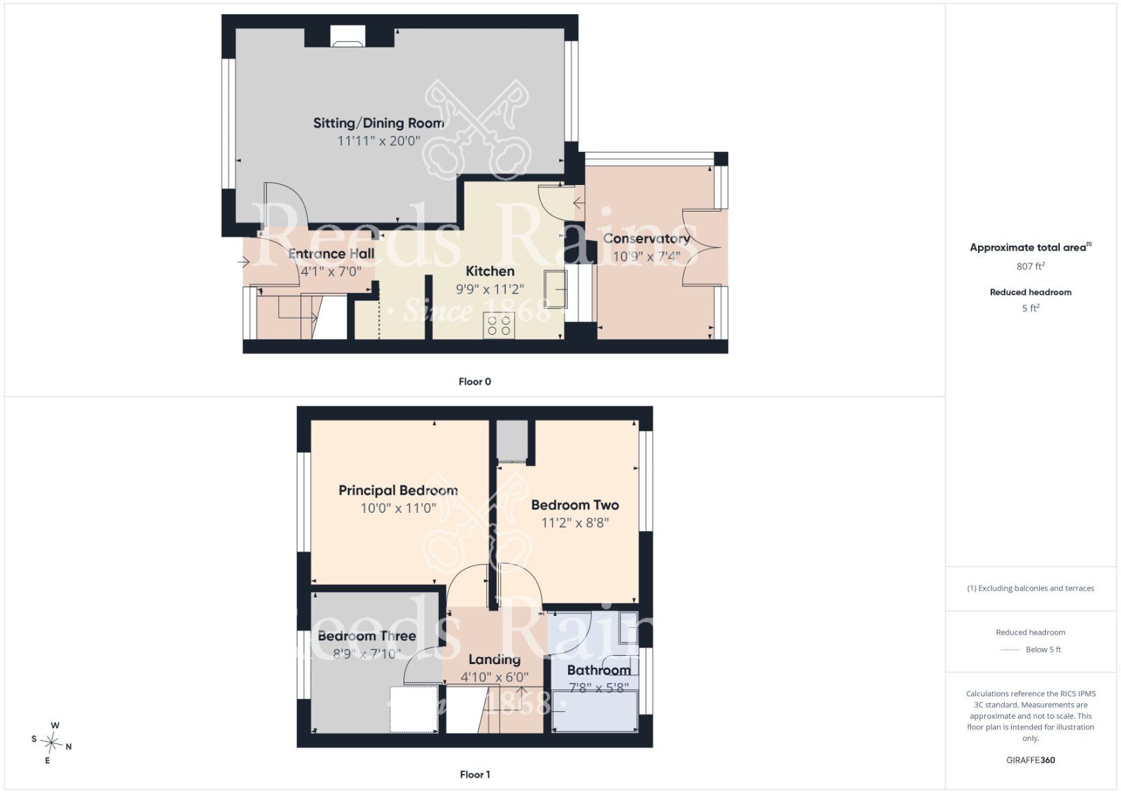 Floorplan of 3 bedroom End Terrace House for sale, Hastings Road, Thorngumbald, East Yorkshire, HU12