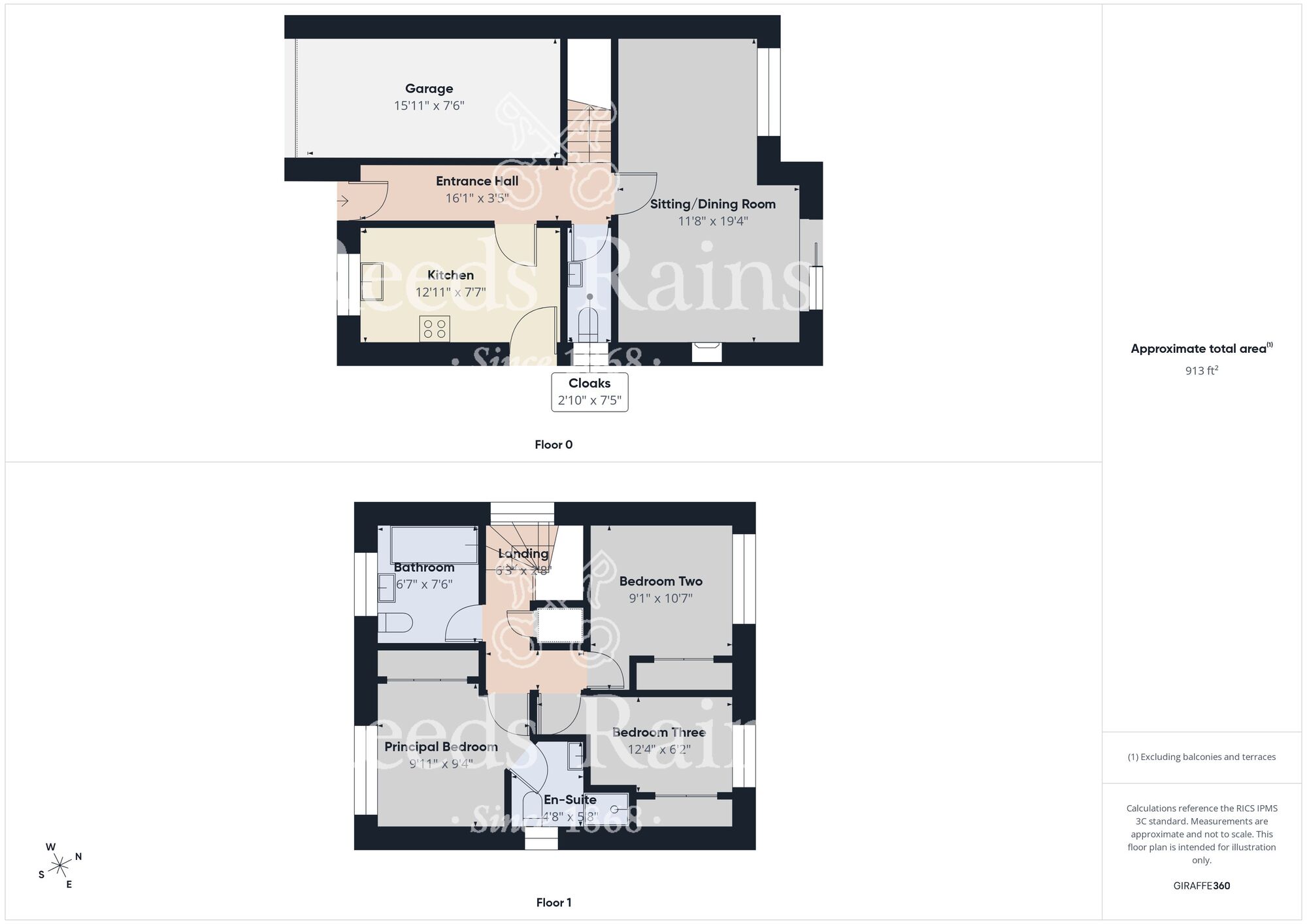 Floorplan of 3 bedroom Detached House for sale, Corinthian Way, Hull, East Yorkshire, HU9