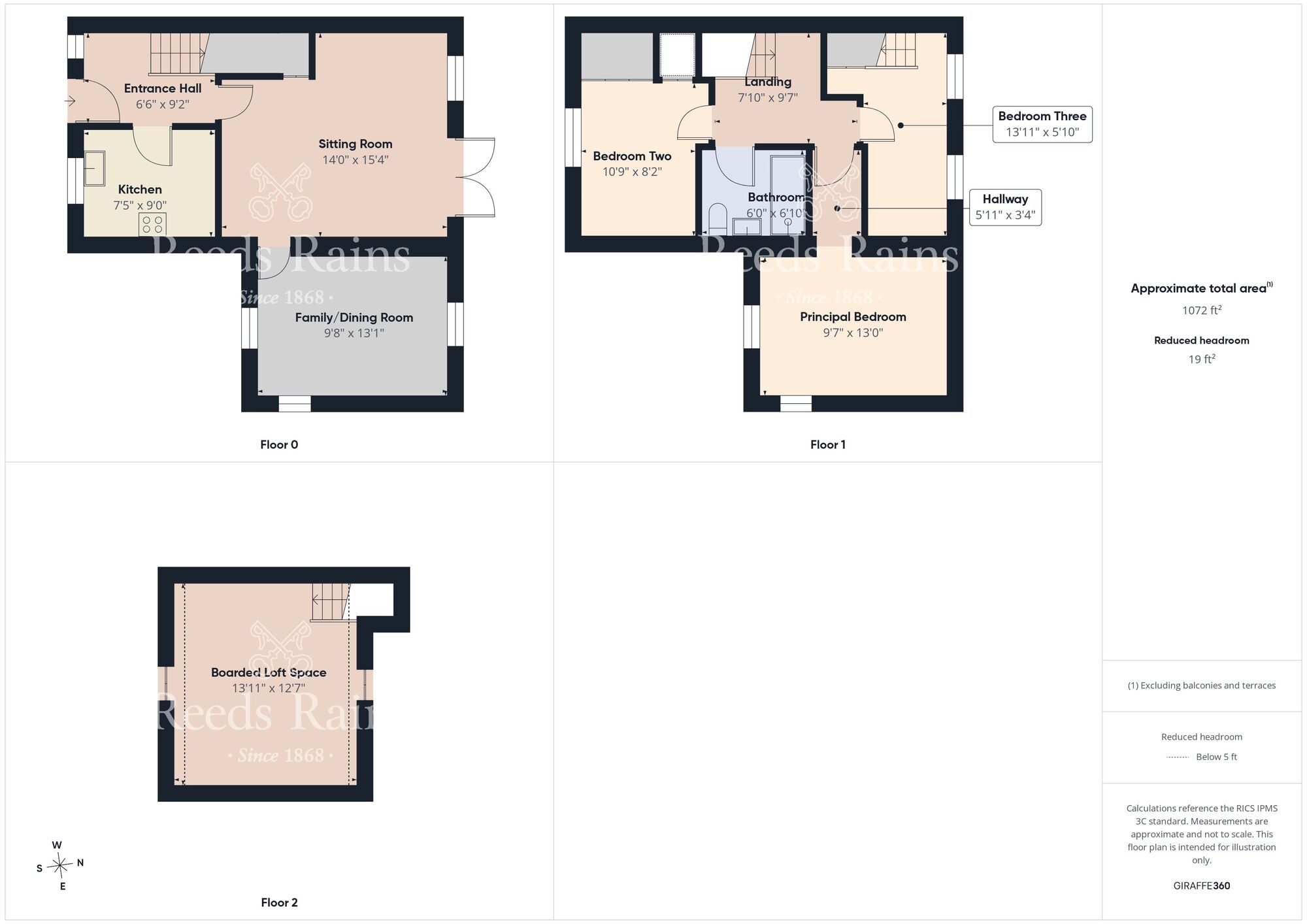 Floorplan of 3 bedroom Semi Detached House for sale, Wingfield Road, Hull, East Yorkshire, HU9