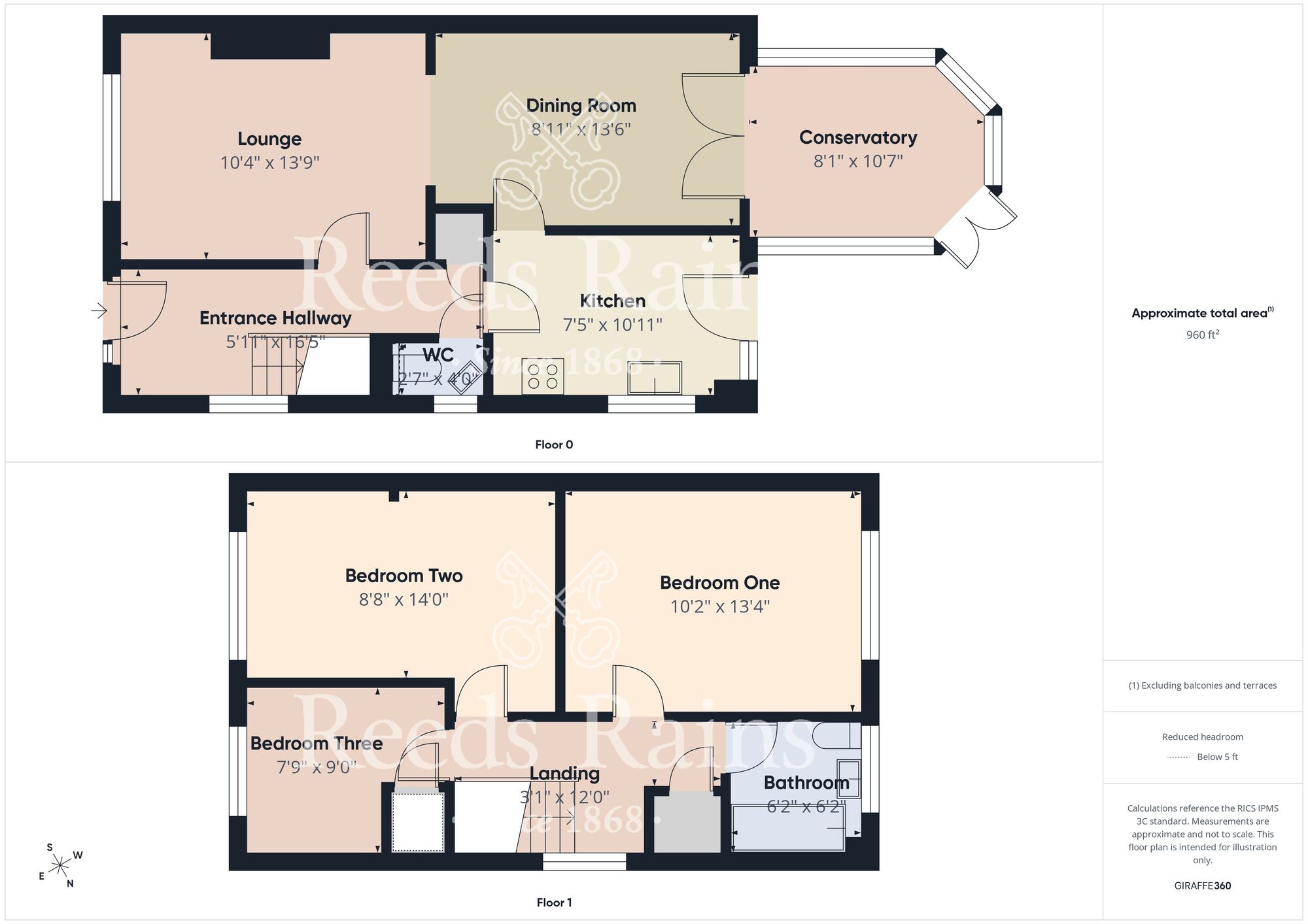 Floorplan of 3 bedroom Semi Detached House for sale, Howdale Road, Hull, East Riding of Yorkshire, HU8