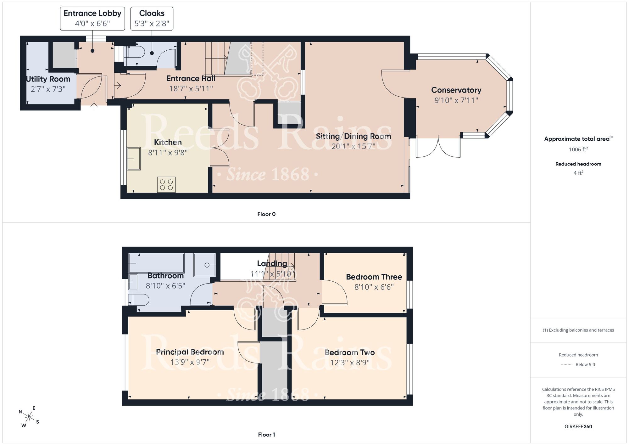 Floorplan of 3 bedroom Mid Terrace House for sale, Grasby Road, Hull, East Yorkshire, HU8