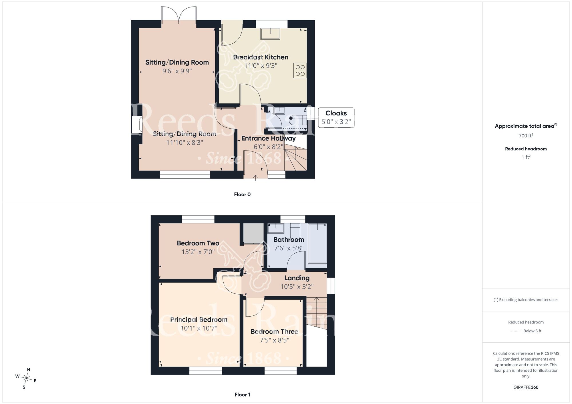 Floorplan of 3 bedroom Semi Detached House for sale, Spire View, Hessle, East Riding Of Yorkshire, HU13