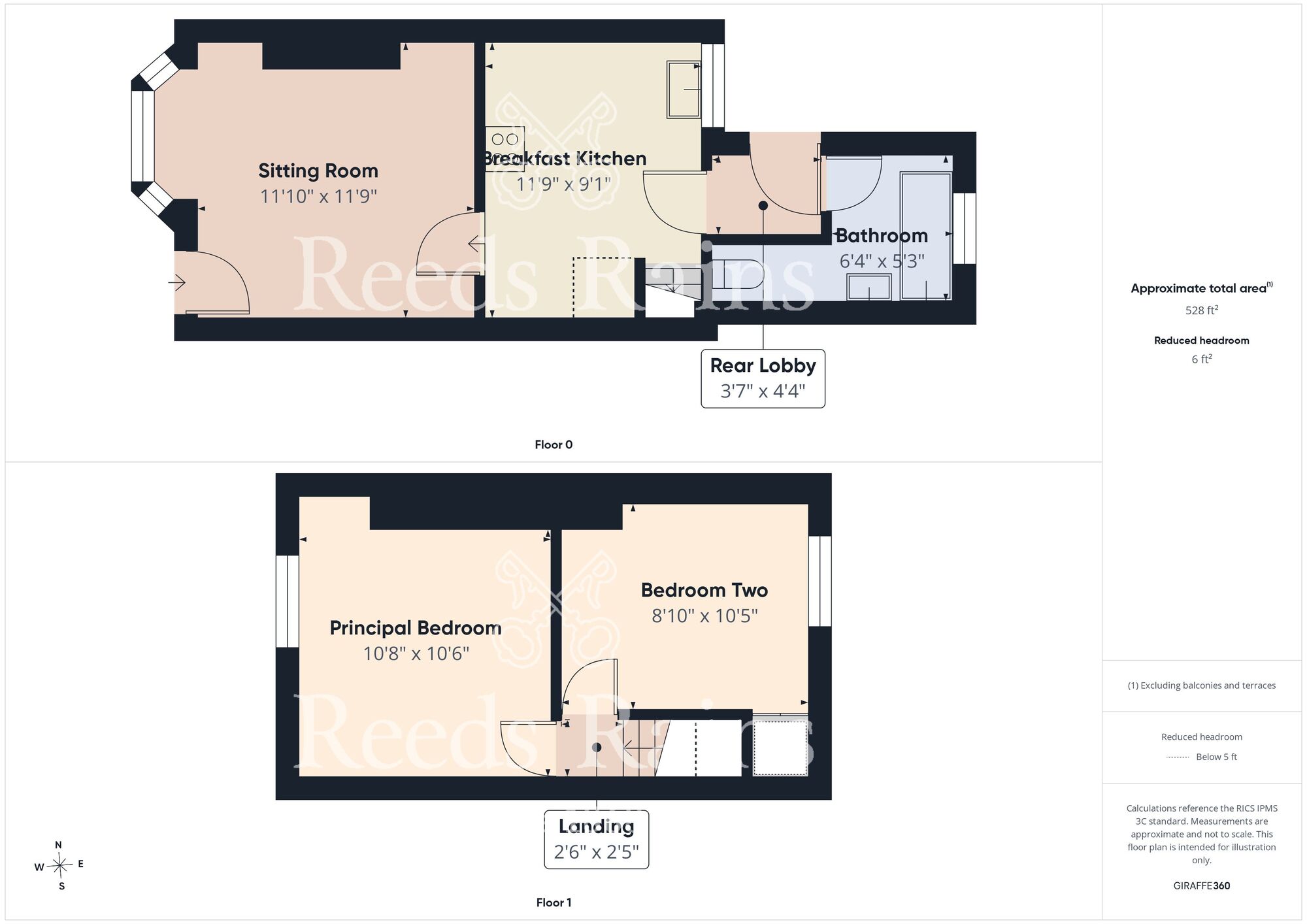 Floorplan of 2 bedroom Mid Terrace House for sale, Sunny Grove, Sharp Street, East Riding of Yorkshi, HU5