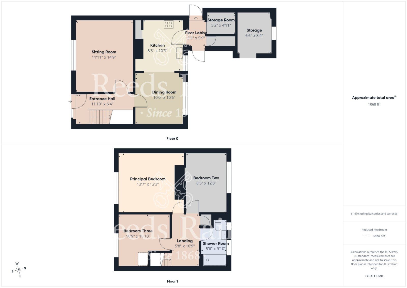 Floorplan of 3 bedroom Mid Terrace House for sale, Wivern Road, Hull, East Yorkshire, HU9