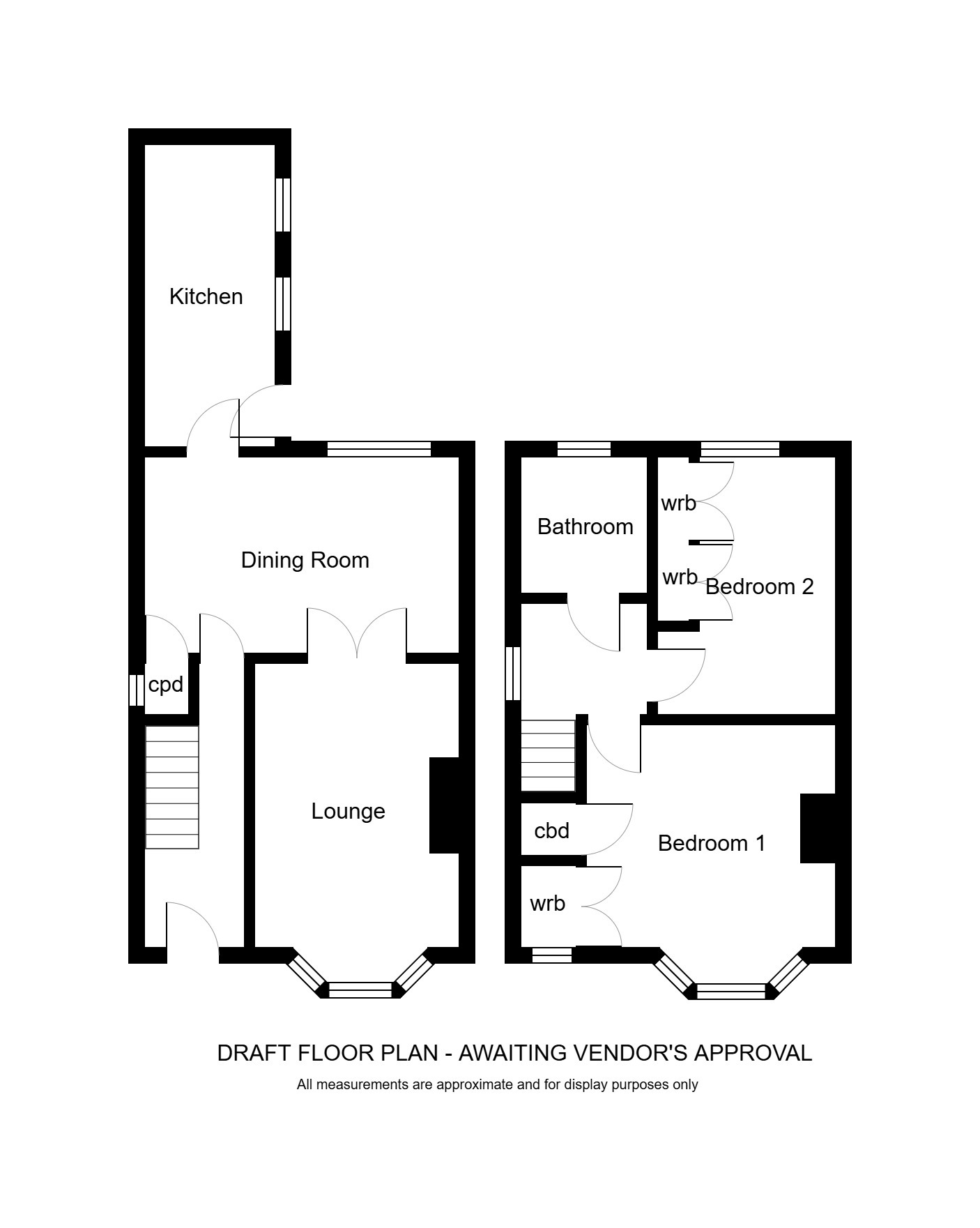 Floorplan of 2 bedroom End Terrace House for sale, Wold Road, Hull, East Riding of Yorkshi, HU5