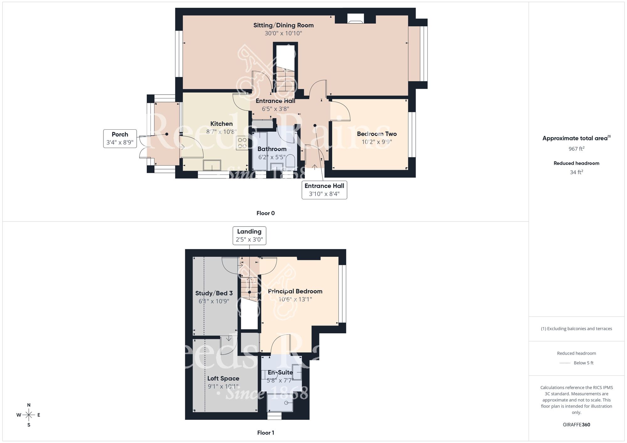 Floorplan of 3 bedroom Semi Detached Bungalow for sale, Inglemire Lane, Hull, East Riding of Yorkshi, HU6