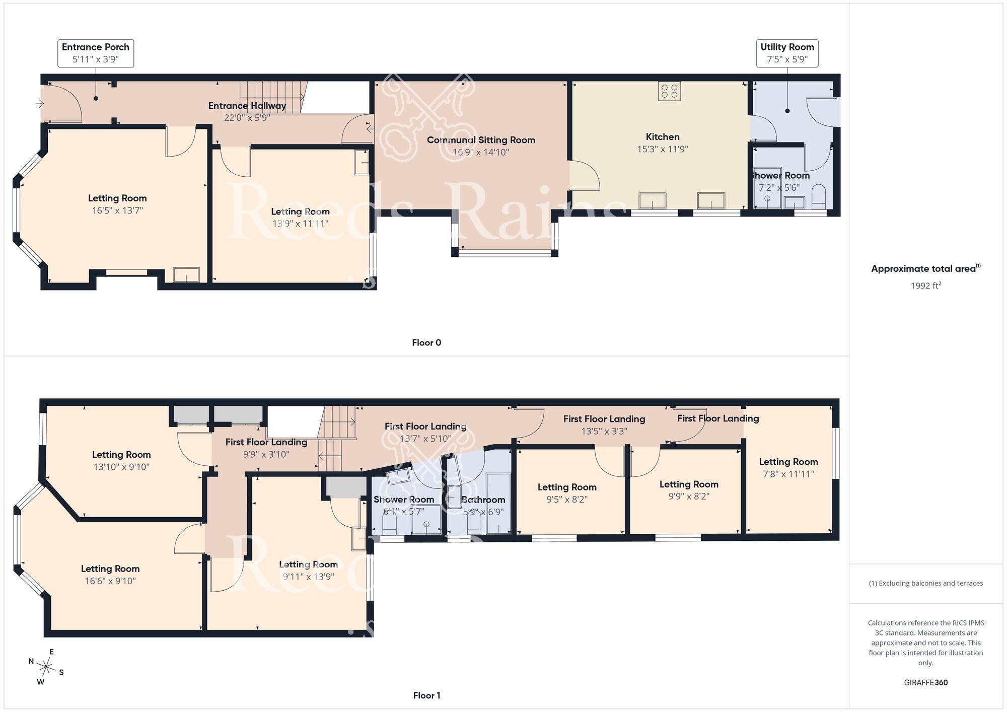 Floorplan of 8 bedroom Mid Terrace House for sale, Ash Grove, Beverley Road, East Riding of Yorkshi, HU5