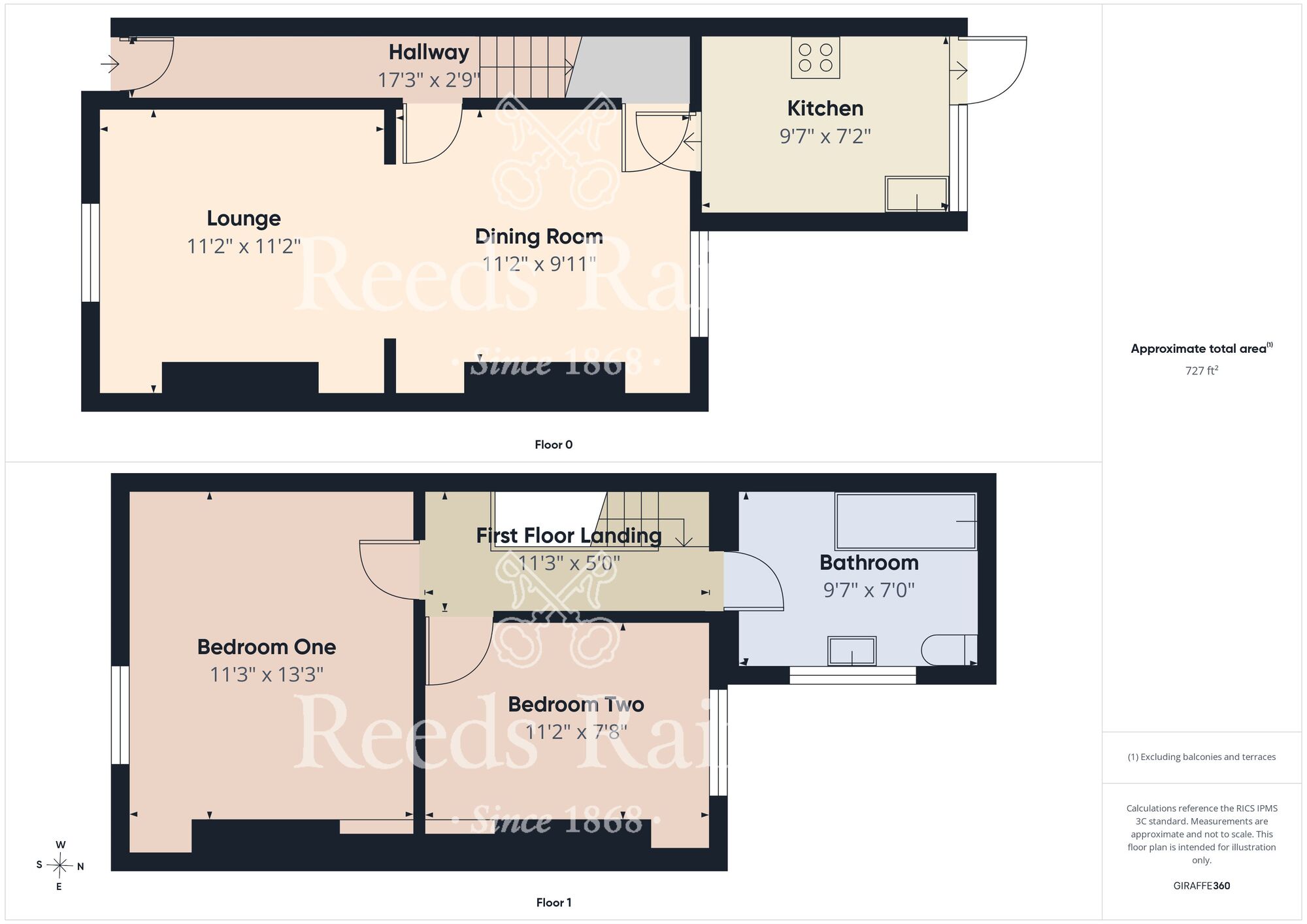 Floorplan of 2 bedroom Mid Terrace House for sale, Marshall Street, Hull, East Yorkshire, HU5