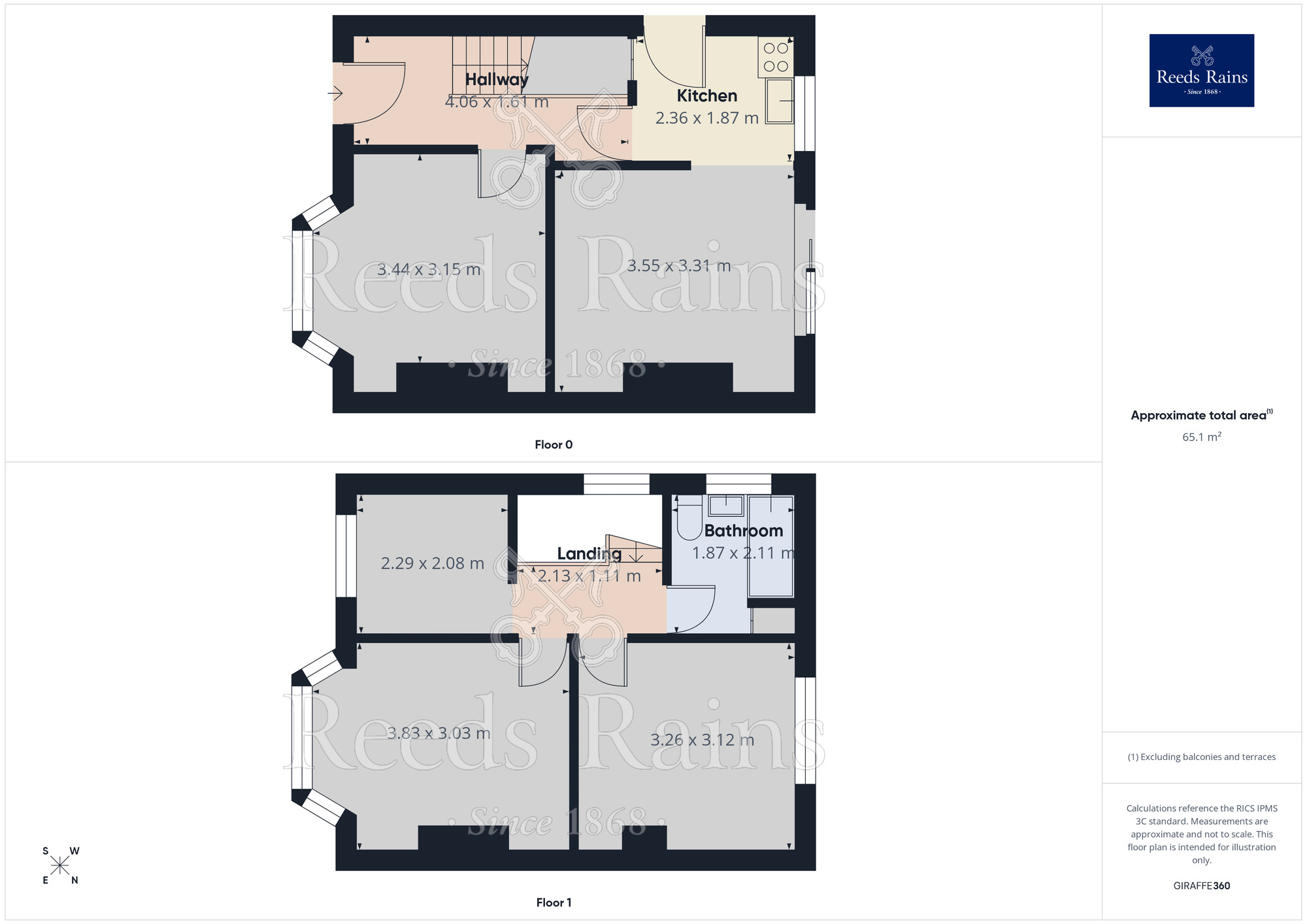 Floorplan of 3 bedroom Semi Detached House for sale, Sandringham Road, Hyde, Greater Manchester, SK14