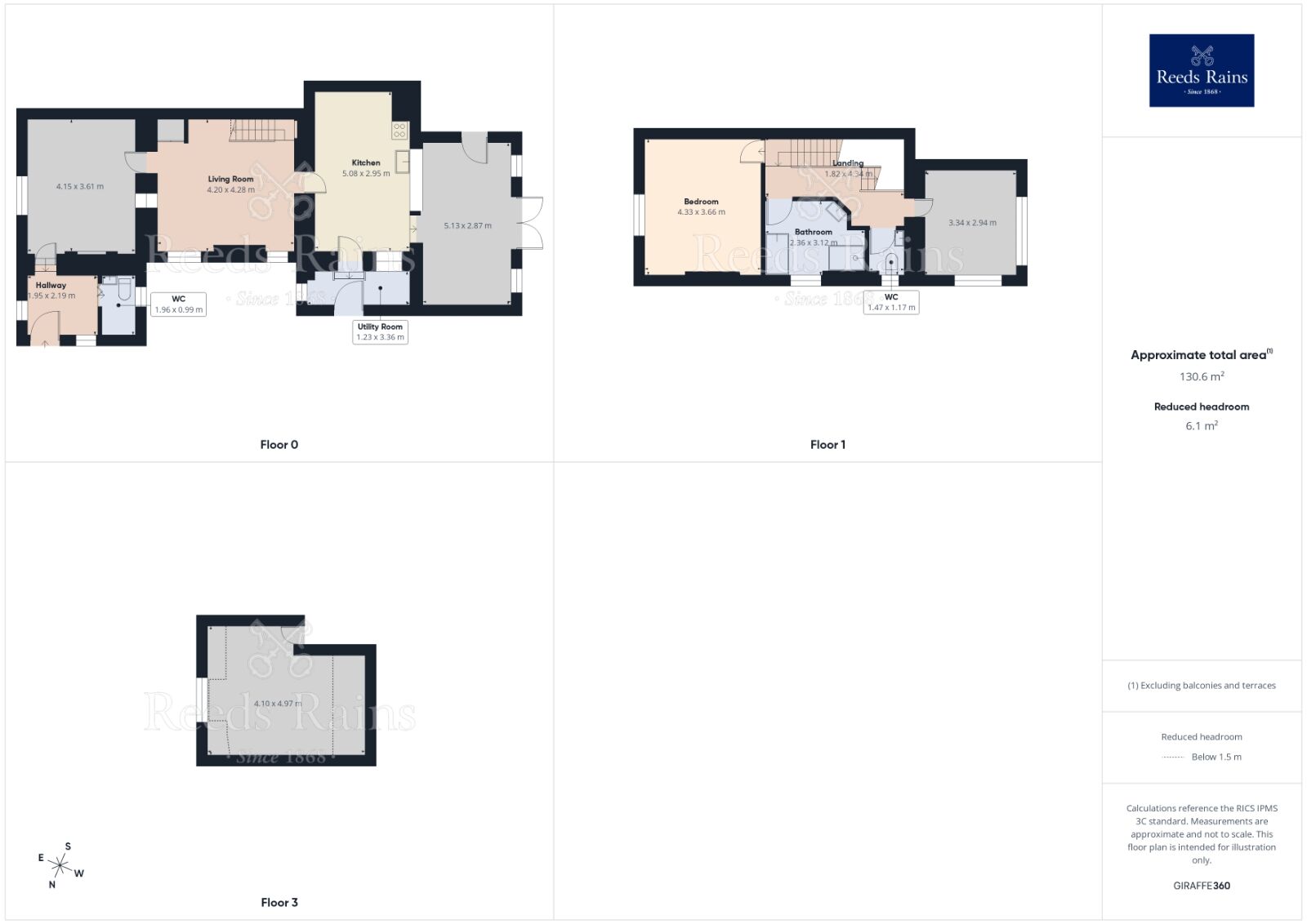Floorplan of 3 bedroom End Terrace House to rent, Stalybridge Road, Mottram, Greater Manchester, SK14