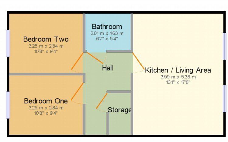 Floorplan of 2 bedroom  Flat to rent, Lyme Court, Newman Street, Tameside,, SK14