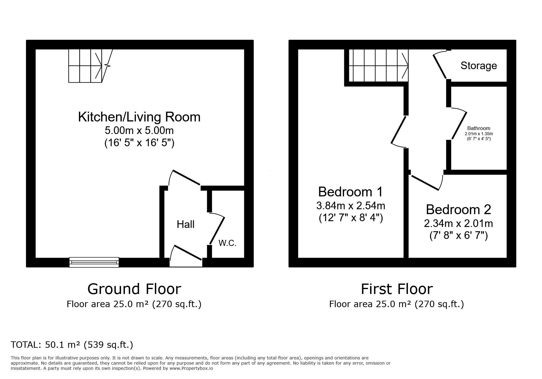 Floorplan of 2 bedroom Mid Terrace House for sale, Carrfield, Hyde, Greater Manchester, SK14