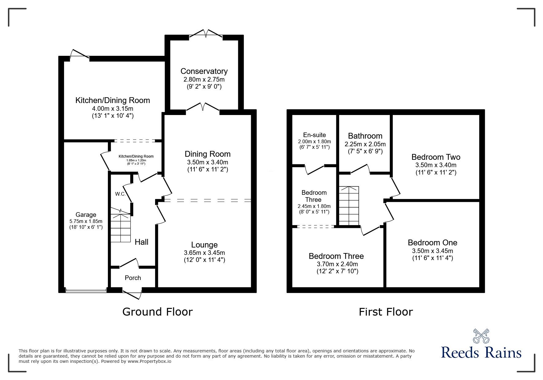 Floorplan of 3 bedroom Semi Detached House for sale, Norton Avenue, Denton, Greater Manchester, M34