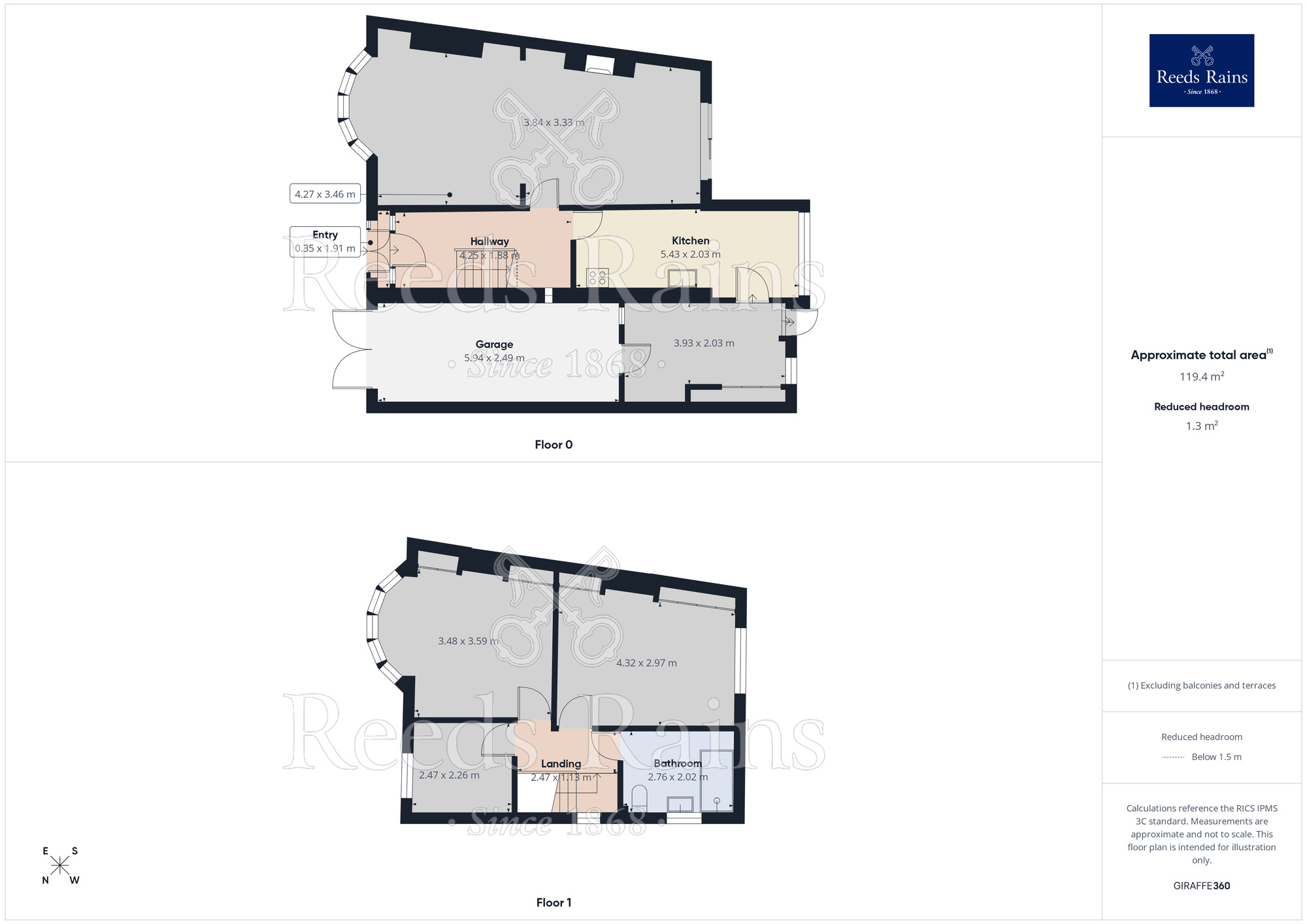 Floorplan of 3 bedroom Detached House for sale, Balmoral Drive, Denton, Greater Manchester, M34