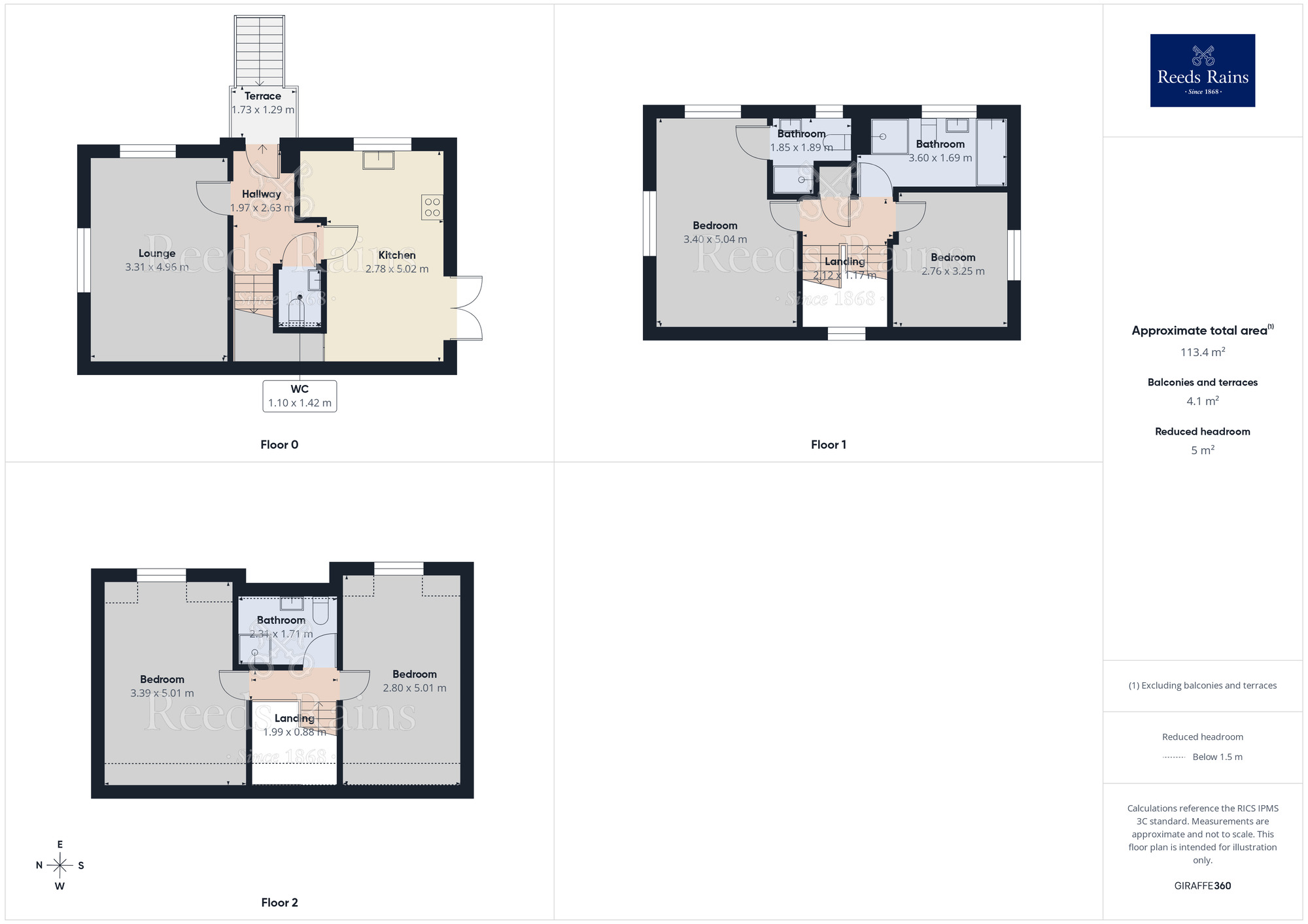 Floorplan of 4 bedroom Detached House for sale, Cohen Avenue, Denton, Greater Manchester, M34