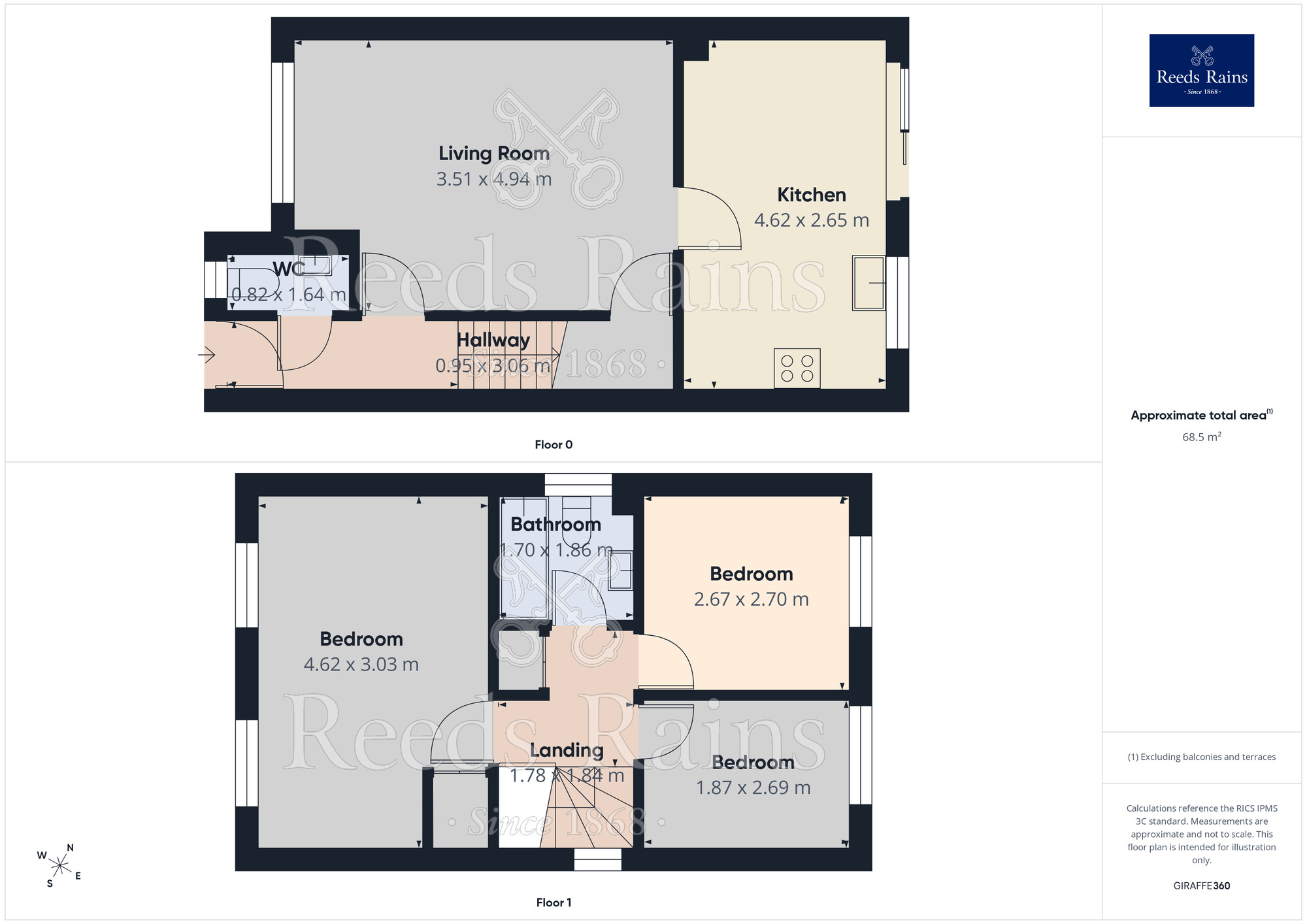 Floorplan of 3 bedroom Detached House for sale, Douglas Street, Hyde, Greater Manchester, SK14