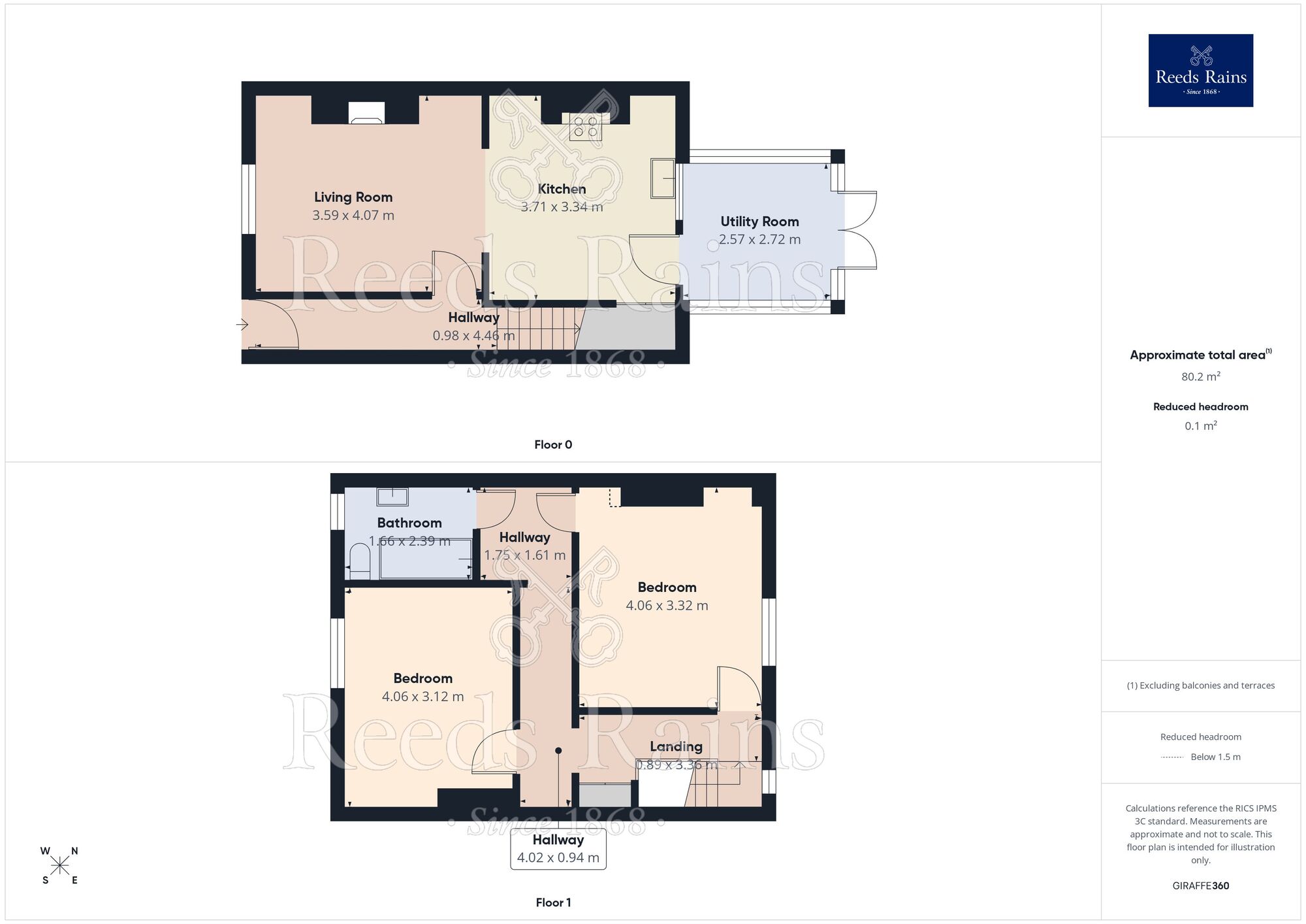Floorplan of 2 bedroom Mid Terrace House for sale, Two Trees Lane, Denton, Greater Manchester, M34