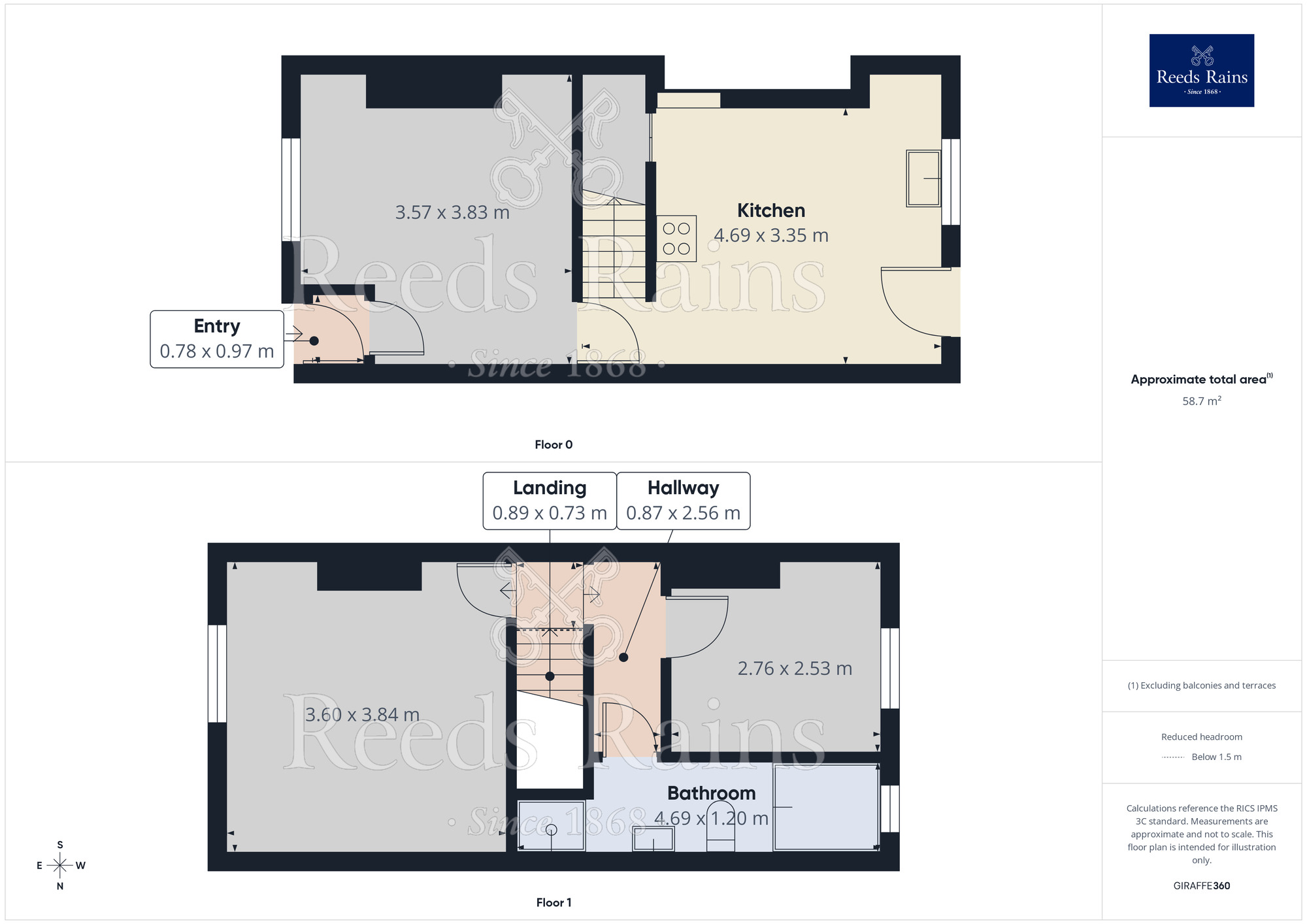Floorplan of 2 bedroom Mid Terrace House for sale, Park Road, Denton, Greater Manchester, M34
