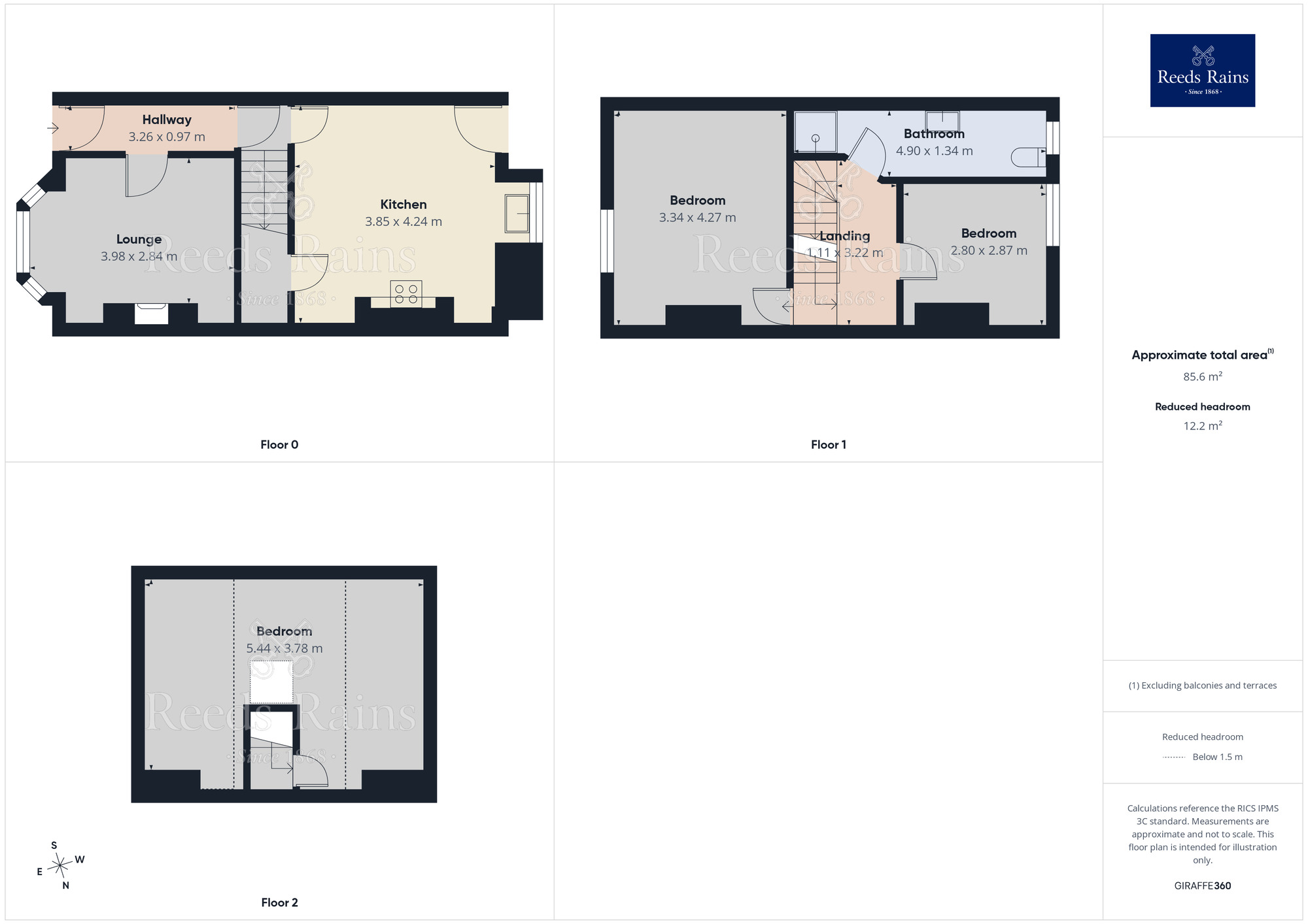 Floorplan of 3 bedroom Mid Terrace House for sale, Mill Lane, Hyde, Greater Manchester, SK14