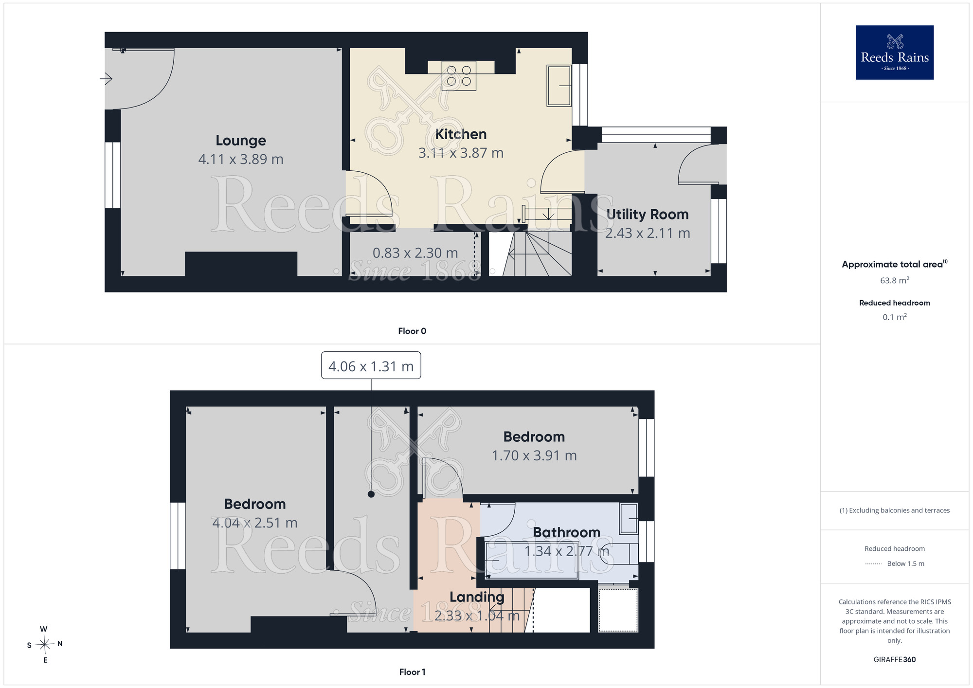 Floorplan of 2 bedroom Mid Terrace House for sale, Mottram Road, Hyde, Greater Manchester, SK14