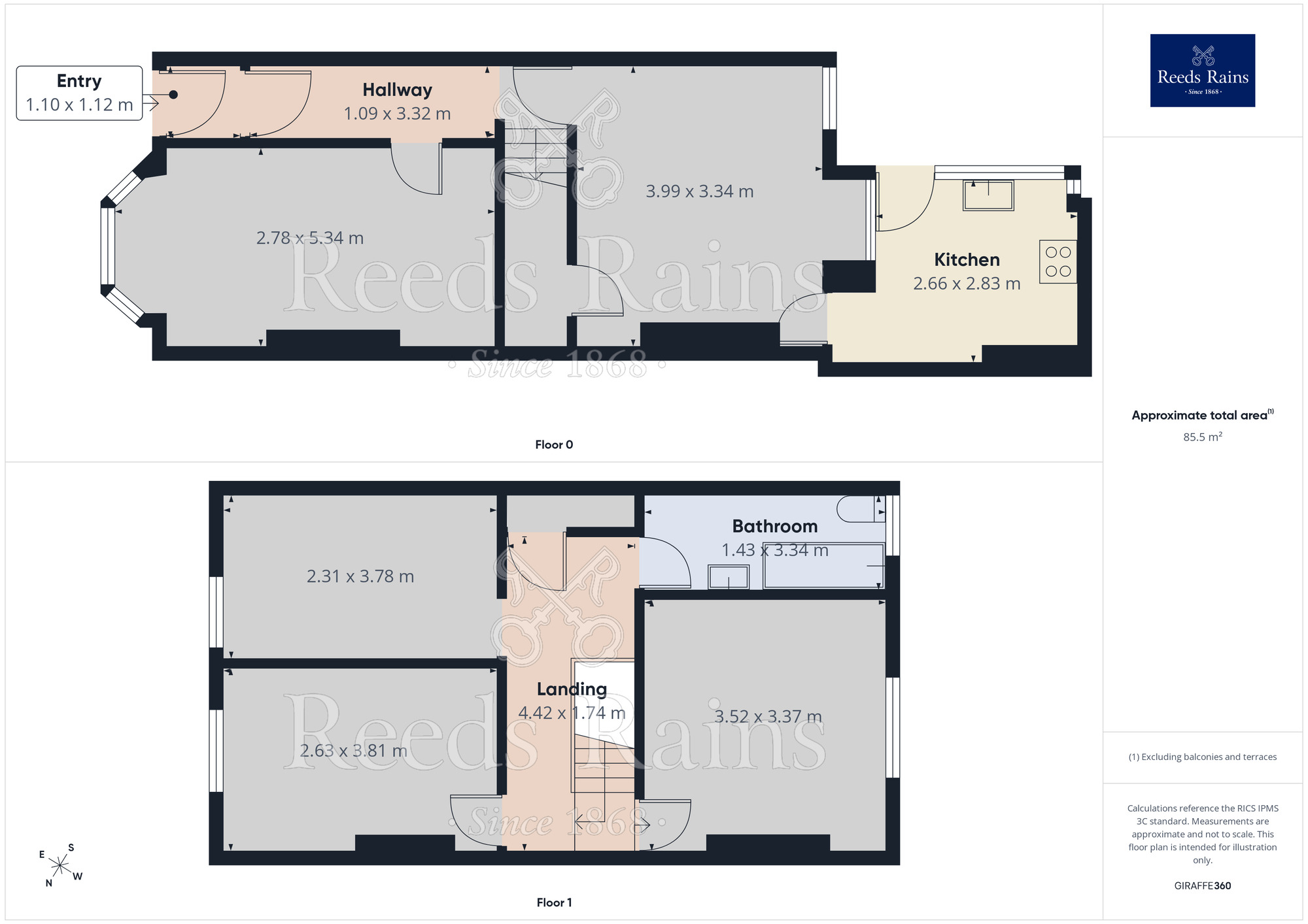 Floorplan of 3 bedroom Mid Terrace House for sale, Parsonage Street, Hyde, Greater Manchester, SK14