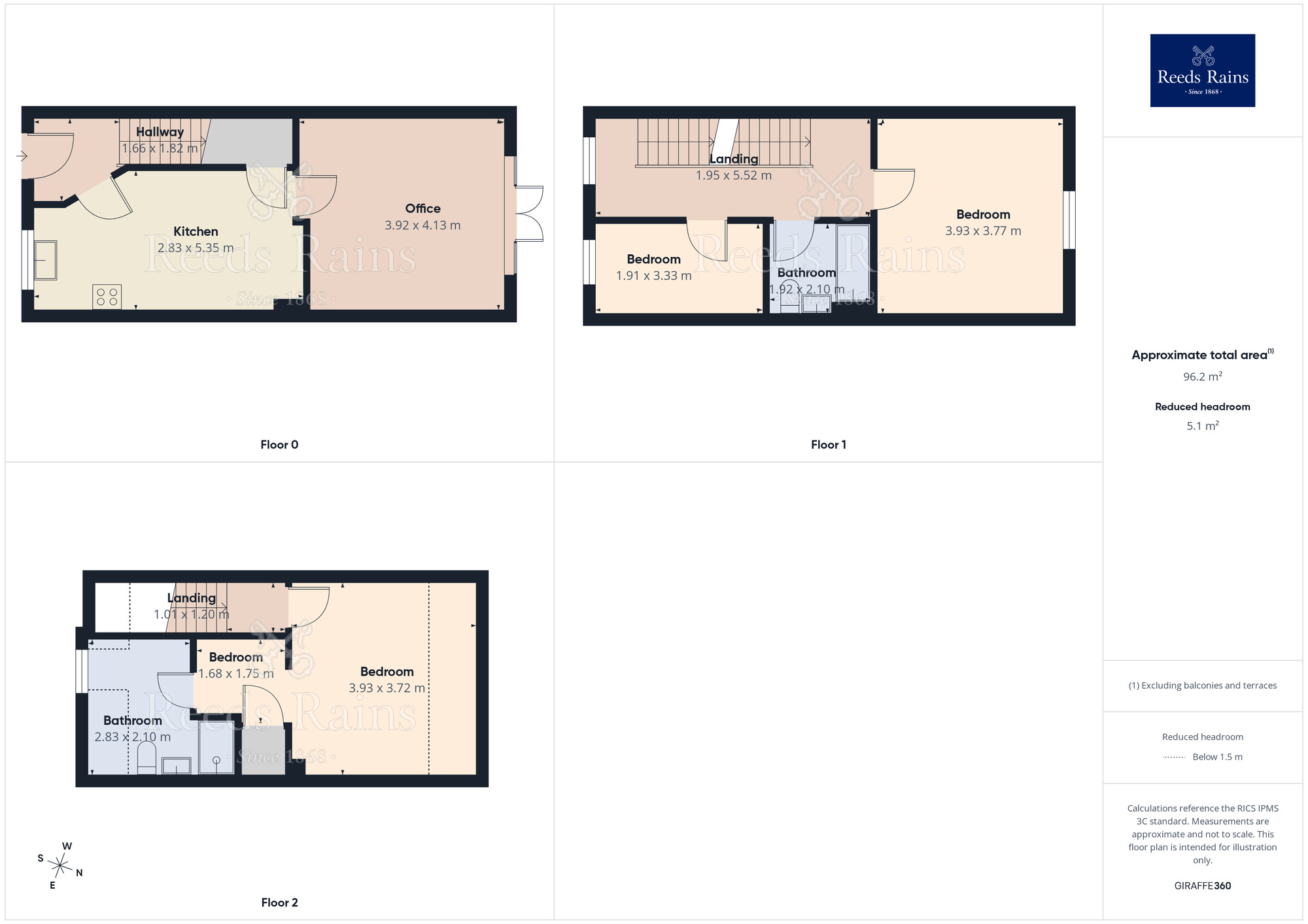 Floorplan of 3 bedroom Mid Terrace House for sale, Gregory Street, Hyde, Greater Manchester, SK14