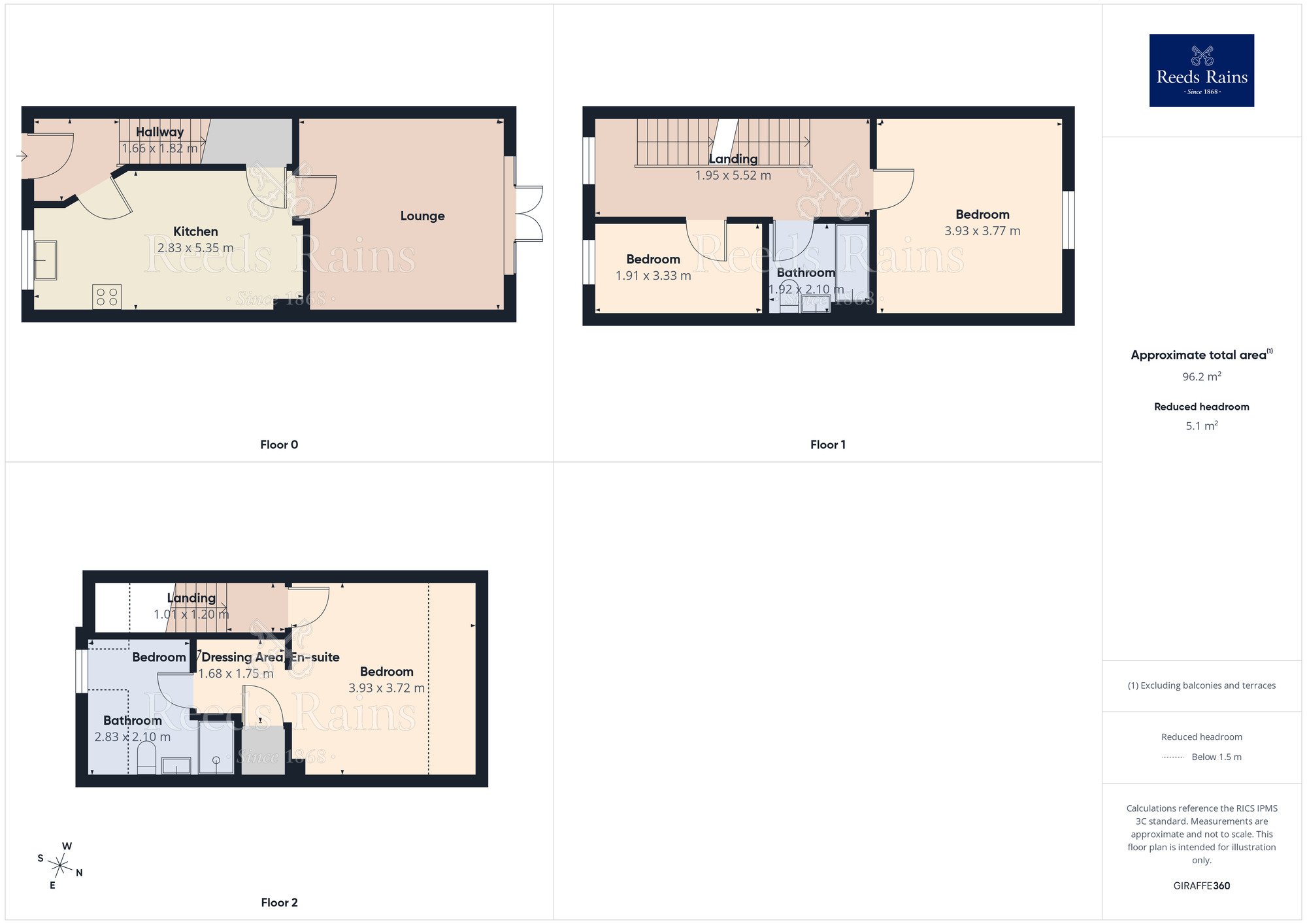 Floorplan of 3 bedroom Mid Terrace House for sale, Gregory Street, Hyde, Greater Manchester, SK14