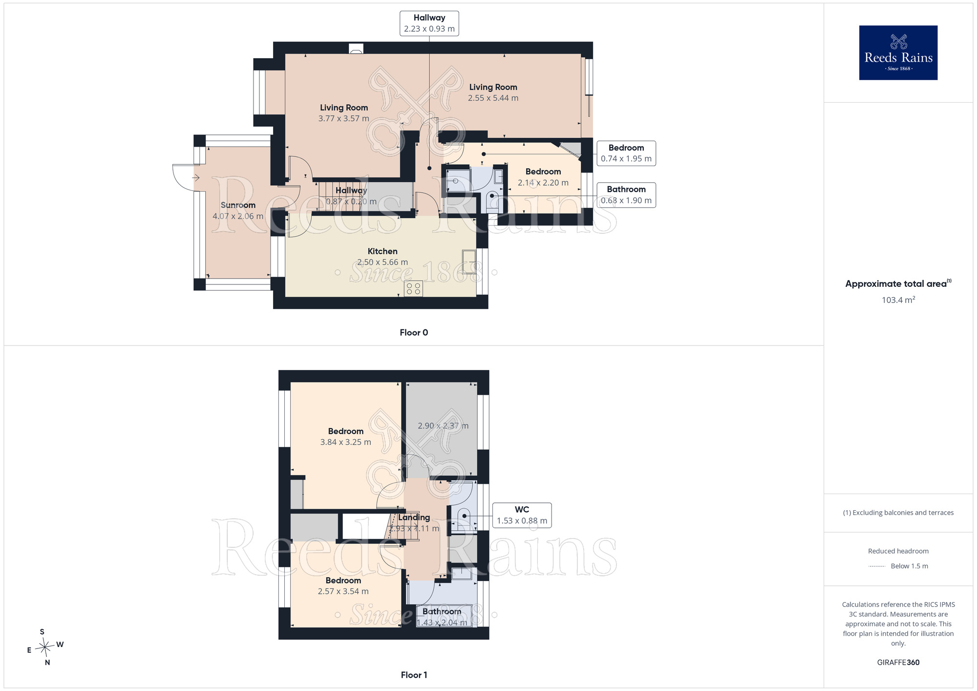 Floorplan of 4 bedroom Mid Terrace House for sale, Silverton Close, Hyde, Greater Manchester, SK14