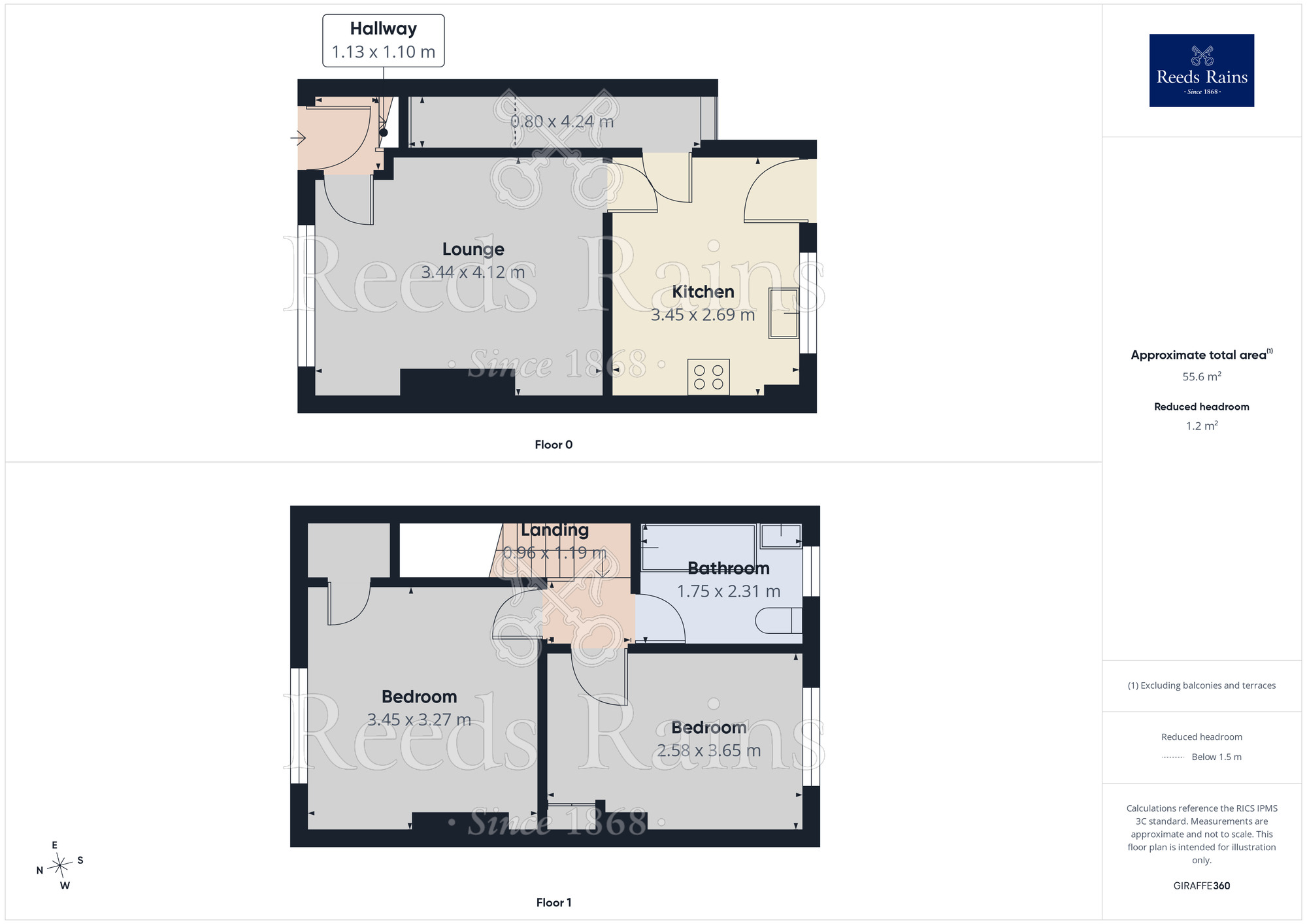 Floorplan of 2 bedroom Mid Terrace House for sale, Richmond Street, Hyde, Greater Manchester, SK14
