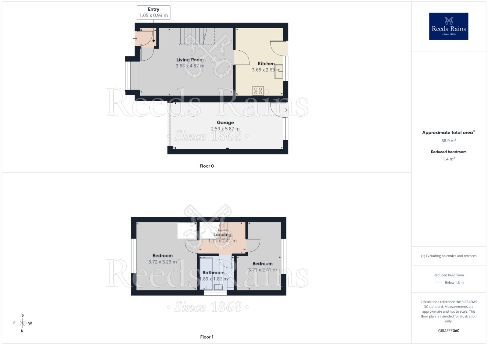 Floorplan of 2 bedroom Semi Detached House for sale, Cricket Street, Denton, Greater Manchester, M34