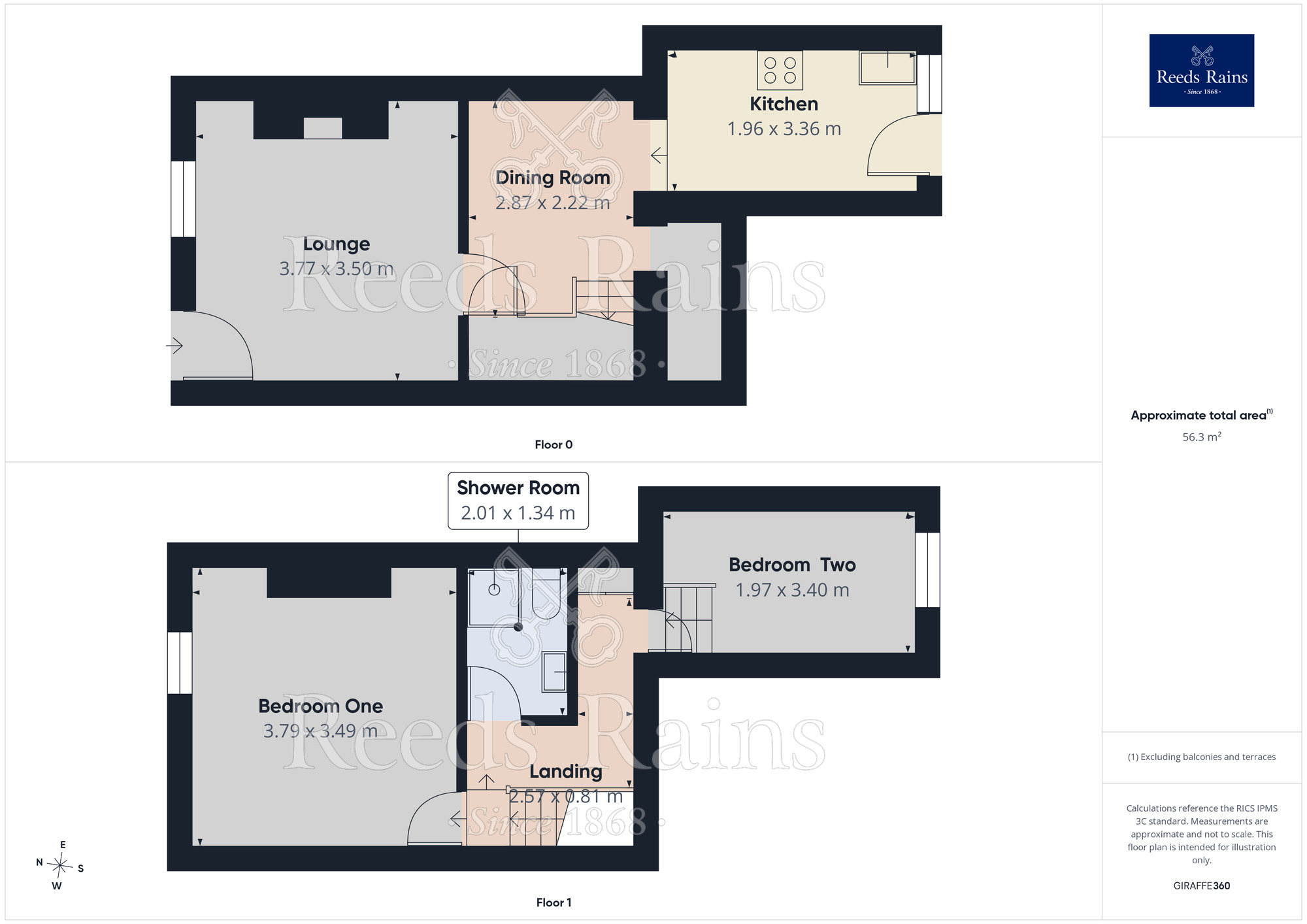 Floorplan of 2 bedroom Mid Terrace House for sale, High Street, Hyde, Greater Manchester, SK14