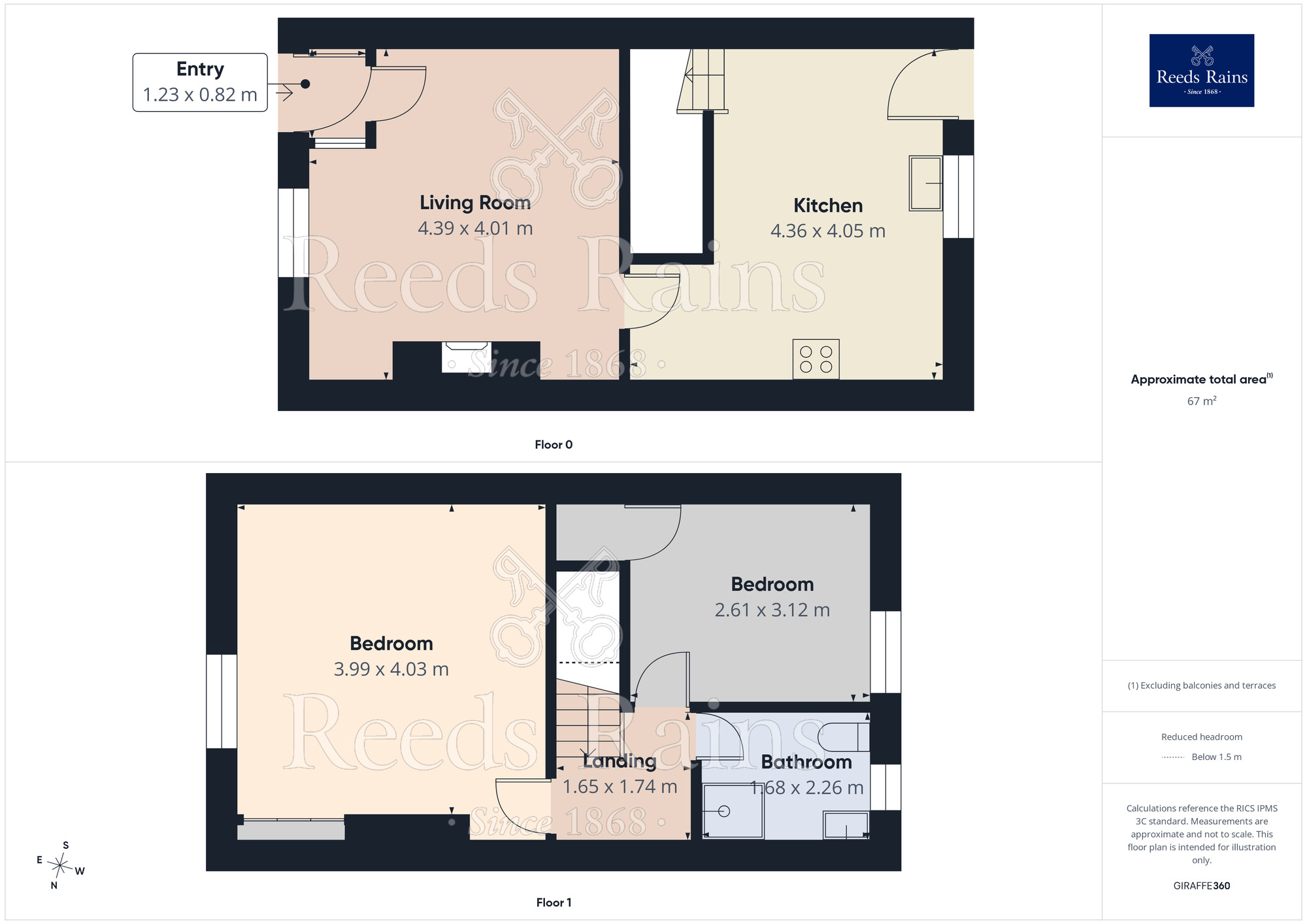 Floorplan of 2 bedroom Mid Terrace House for sale, Tom Shepley Street, Hyde, Greater Manchester, SK14