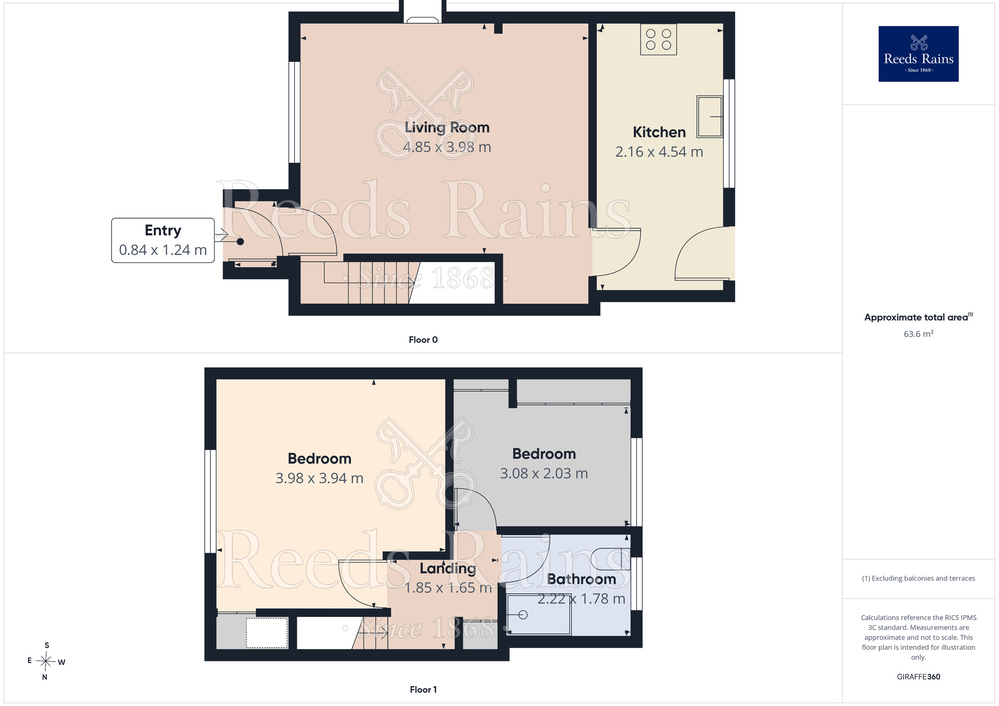 Floorplan of 2 bedroom Mid Terrace House for sale, Lumb Lane, Droylsden, Greater Manchester, M43