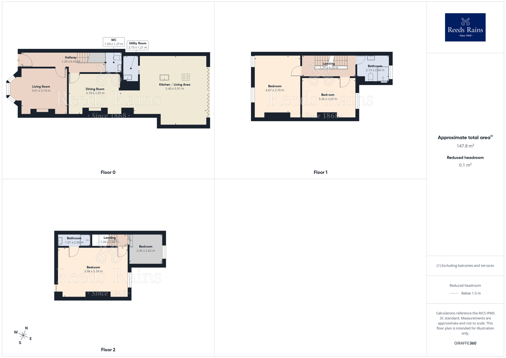 Floorplan of 4 bedroom Mid Terrace House for sale, Stockport Road, Hyde, Greater Manchester, SK14