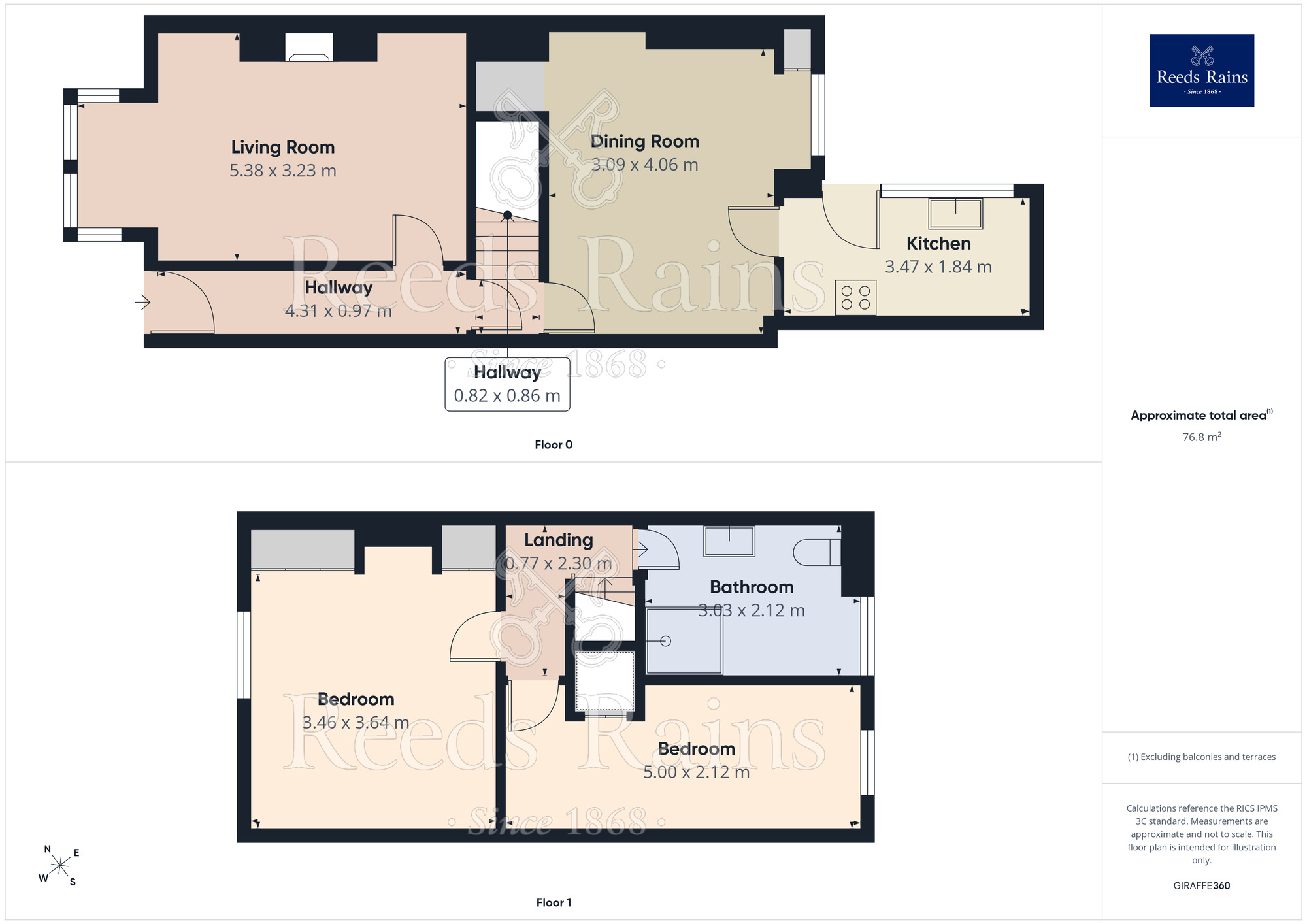 Floorplan of 2 bedroom Mid Terrace House for sale, King Edward Road, Hyde, Greater Manchester, SK14