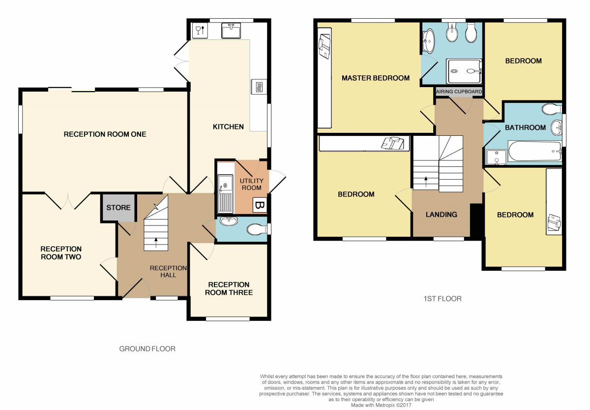Floorplan of 4 bedroom Detached House for sale, Ayletts, Broomfield, Chelmsford, CM1