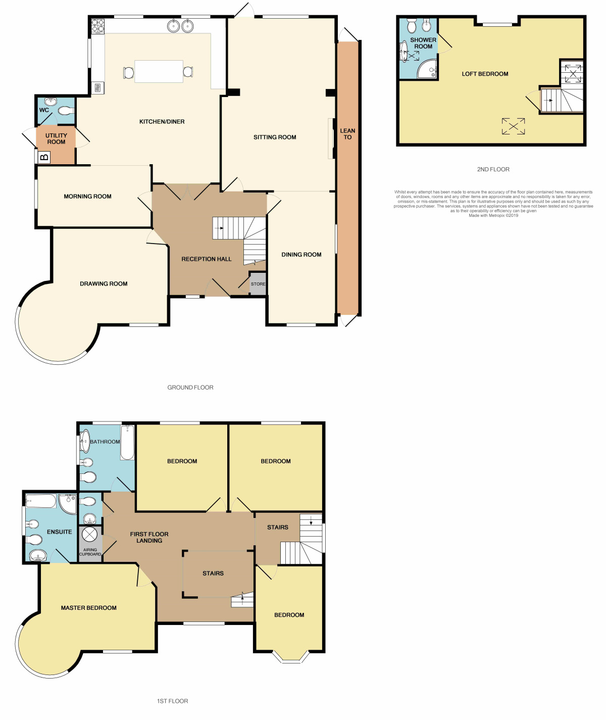 Floorplan of 5 bedroom Detached House for sale, The Drive, Essex, IG1