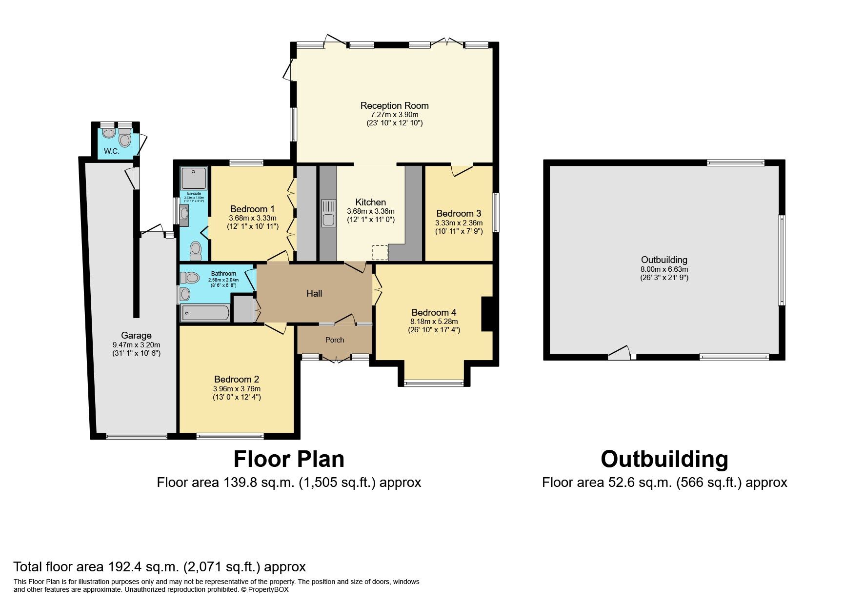 Floorplan of 3 bedroom Detached Bungalow to rent, Bracken Drive, Chigwell, Essex, IG7