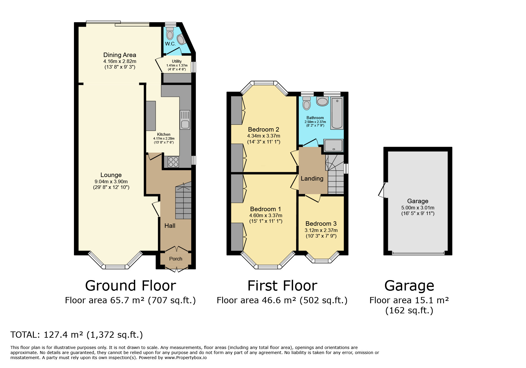 Floorplan of 3 bedroom Semi Detached House for sale, Danehurst Gardens, Ilford, IG4