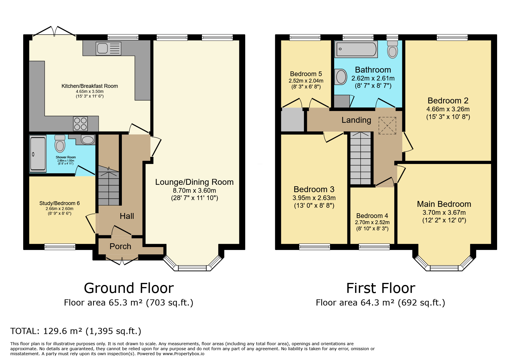 Floorplan of 5 bedroom End Terrace House for sale, Longwood Gardens, Ilford, IG5