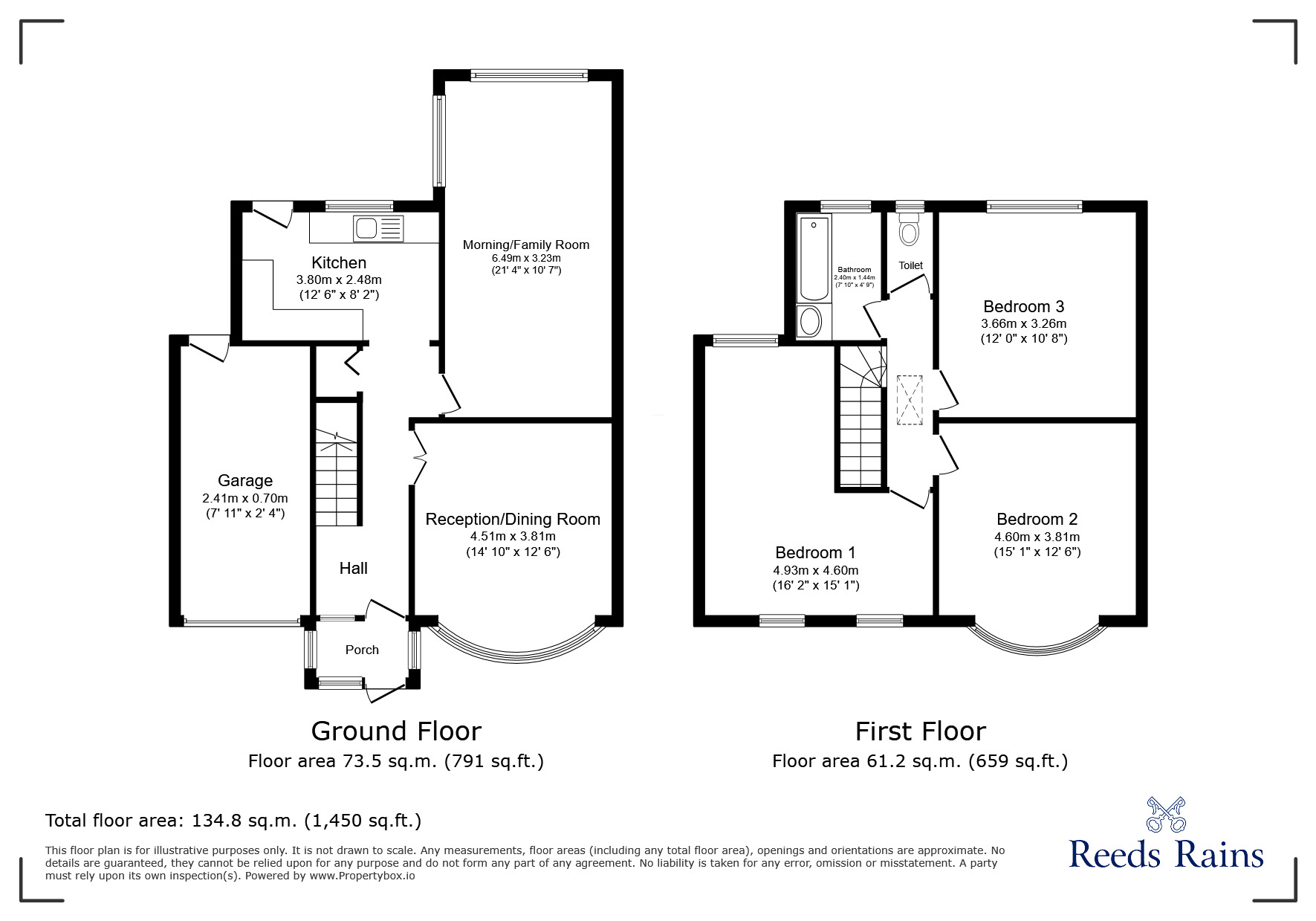 Floorplan of 3 bedroom Semi Detached House for sale, Holland Park Avenue, Ilford, IG3