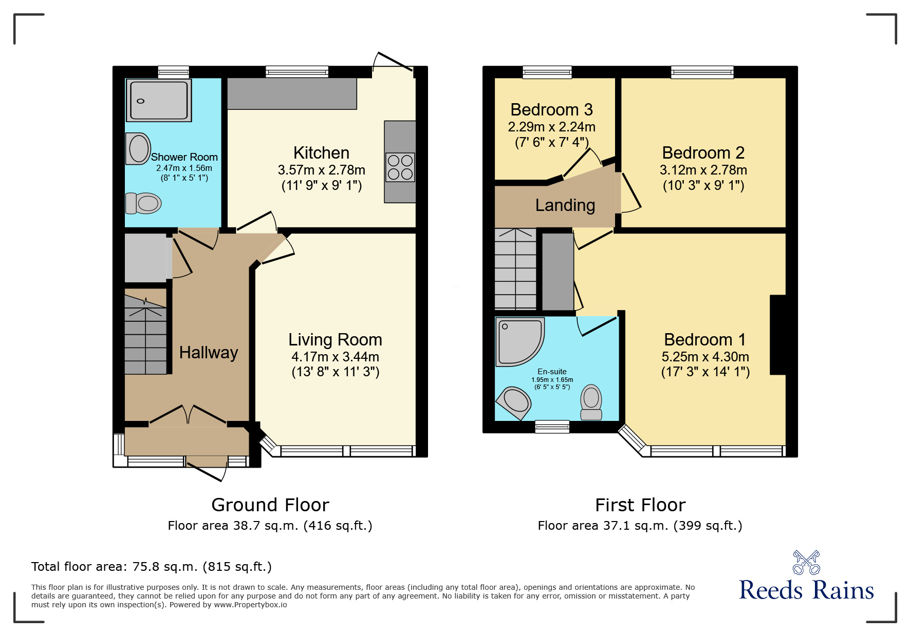 Floorplan of 3 bedroom Mid Terrace House for sale, Joydon Drive, Romford, RM6