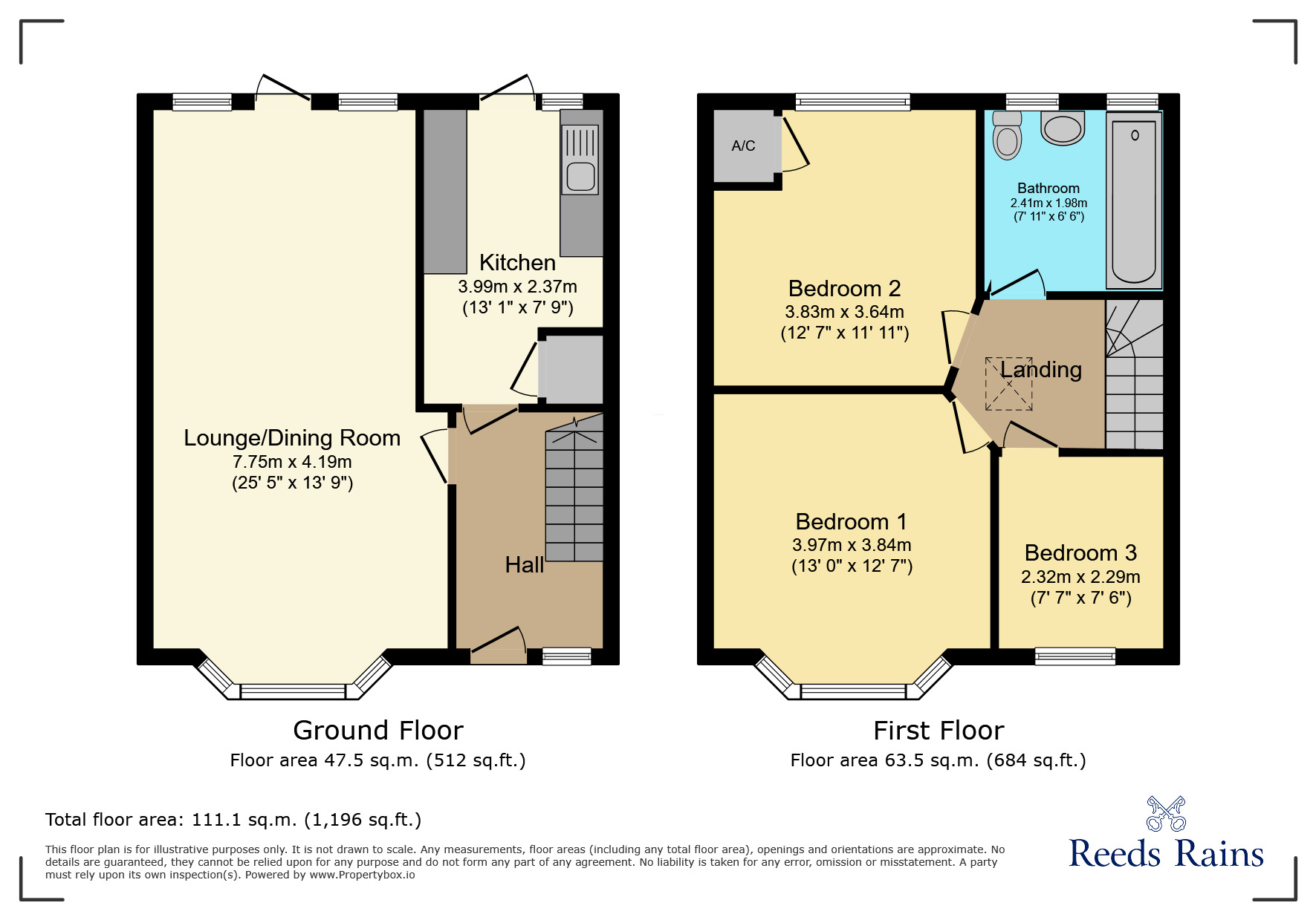 Floorplan of 3 bedroom Mid Terrace House for sale, Martley Drive, Ilford, IG2
