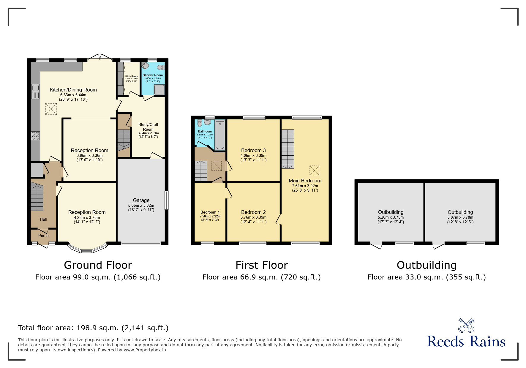 Floorplan of 4 bedroom End Terrace House for sale, Staines Road, Ilford, IG1