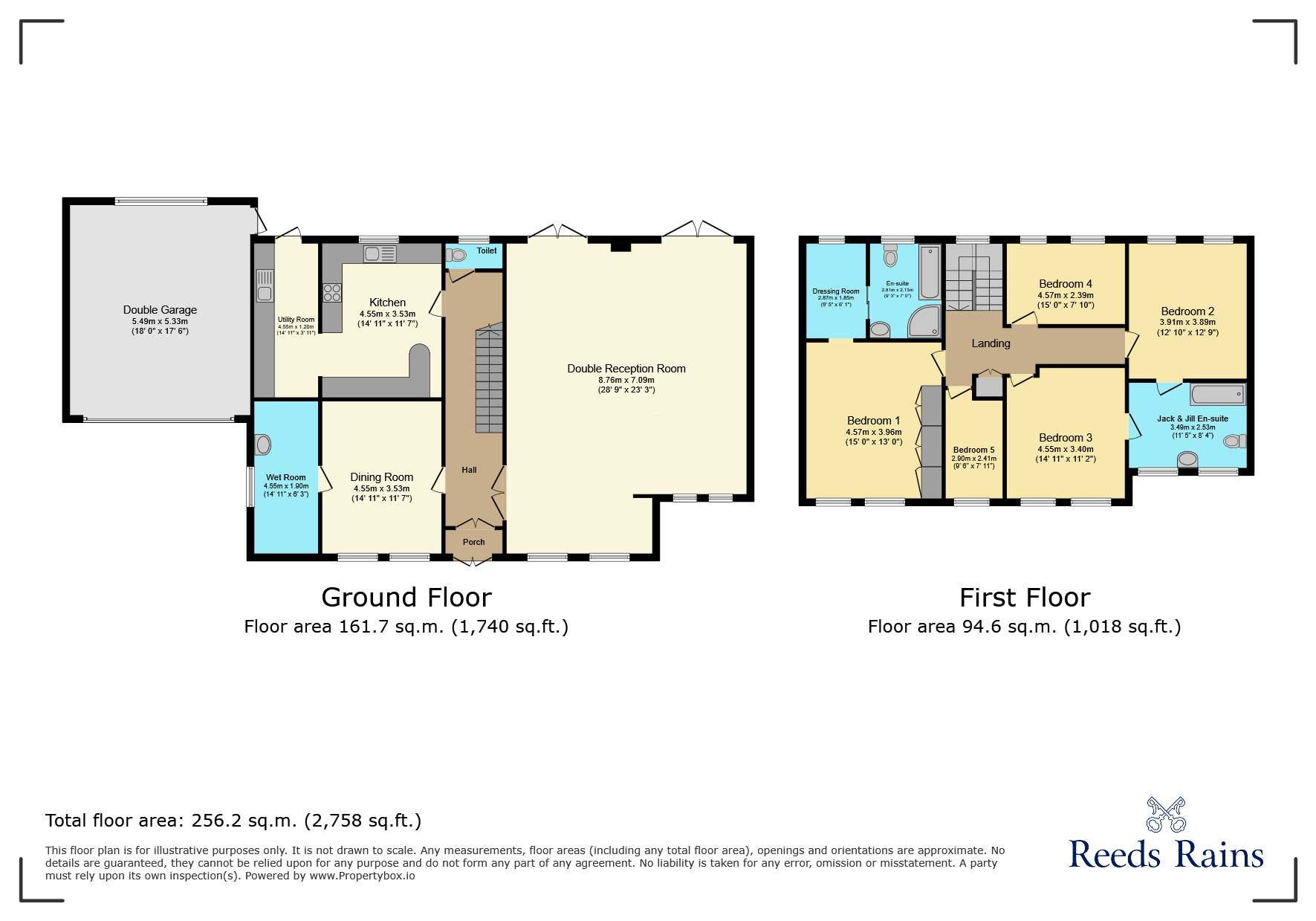 Floorplan of 5 bedroom Detached House for sale, Tomswood Road, Chigwell, Essex, IG7