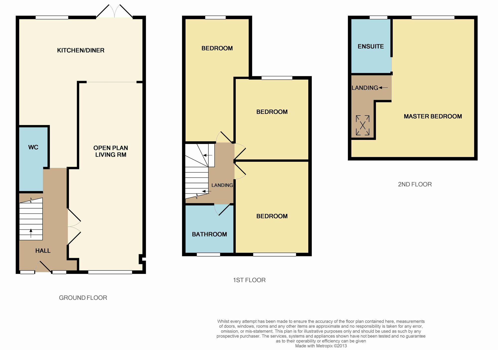 Floorplan of 4 bedroom Mid Terrace House for sale, Montreal Road, Ilford, IG1