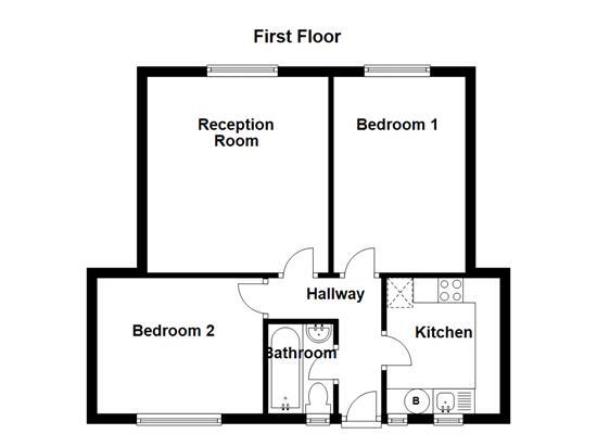 Floorplan of 2 bedroom  Flat to rent, Hercules Road, London, SE1