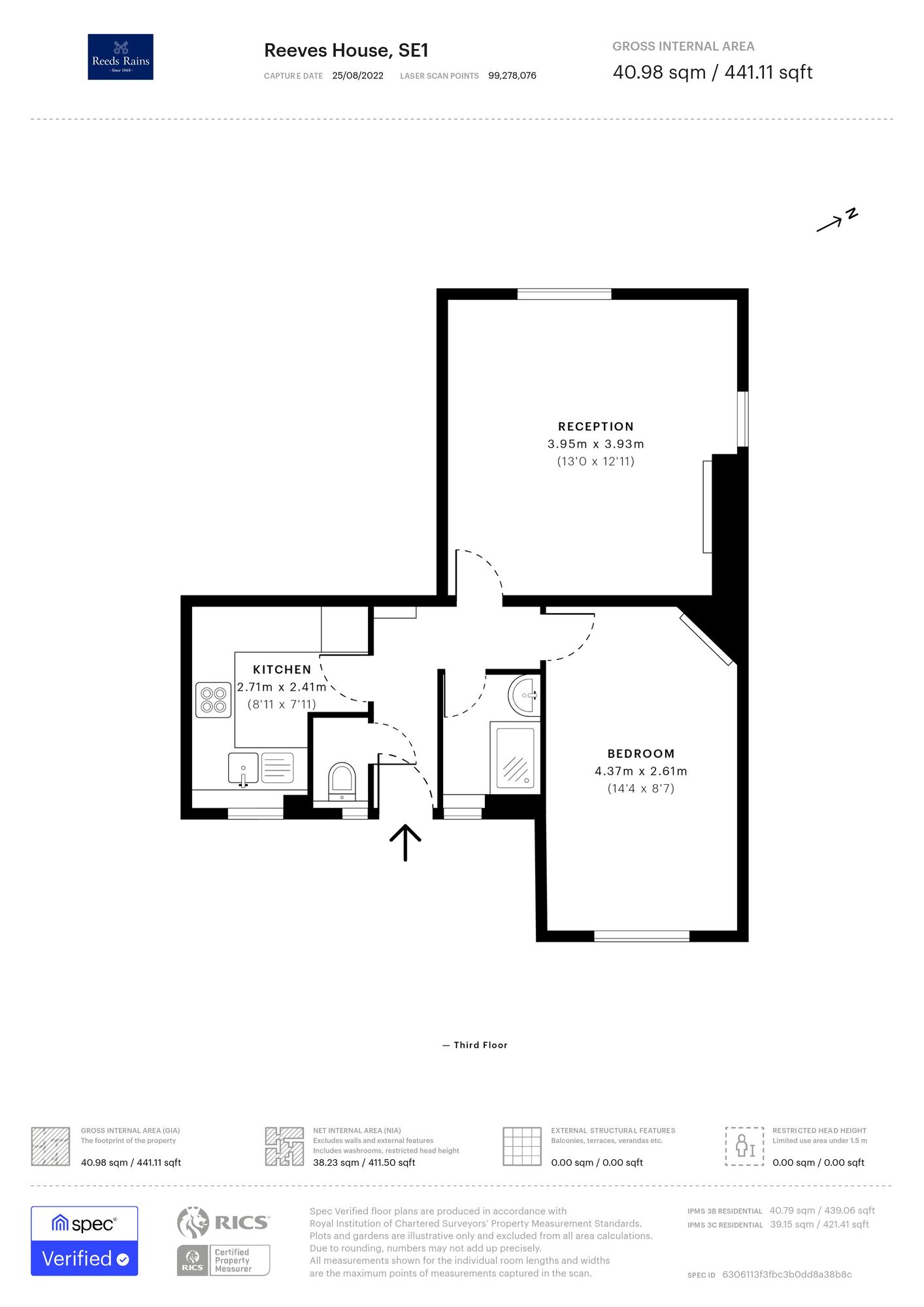 Floorplan of 2 bedroom  Flat to rent, Baylis Road, London, SE1