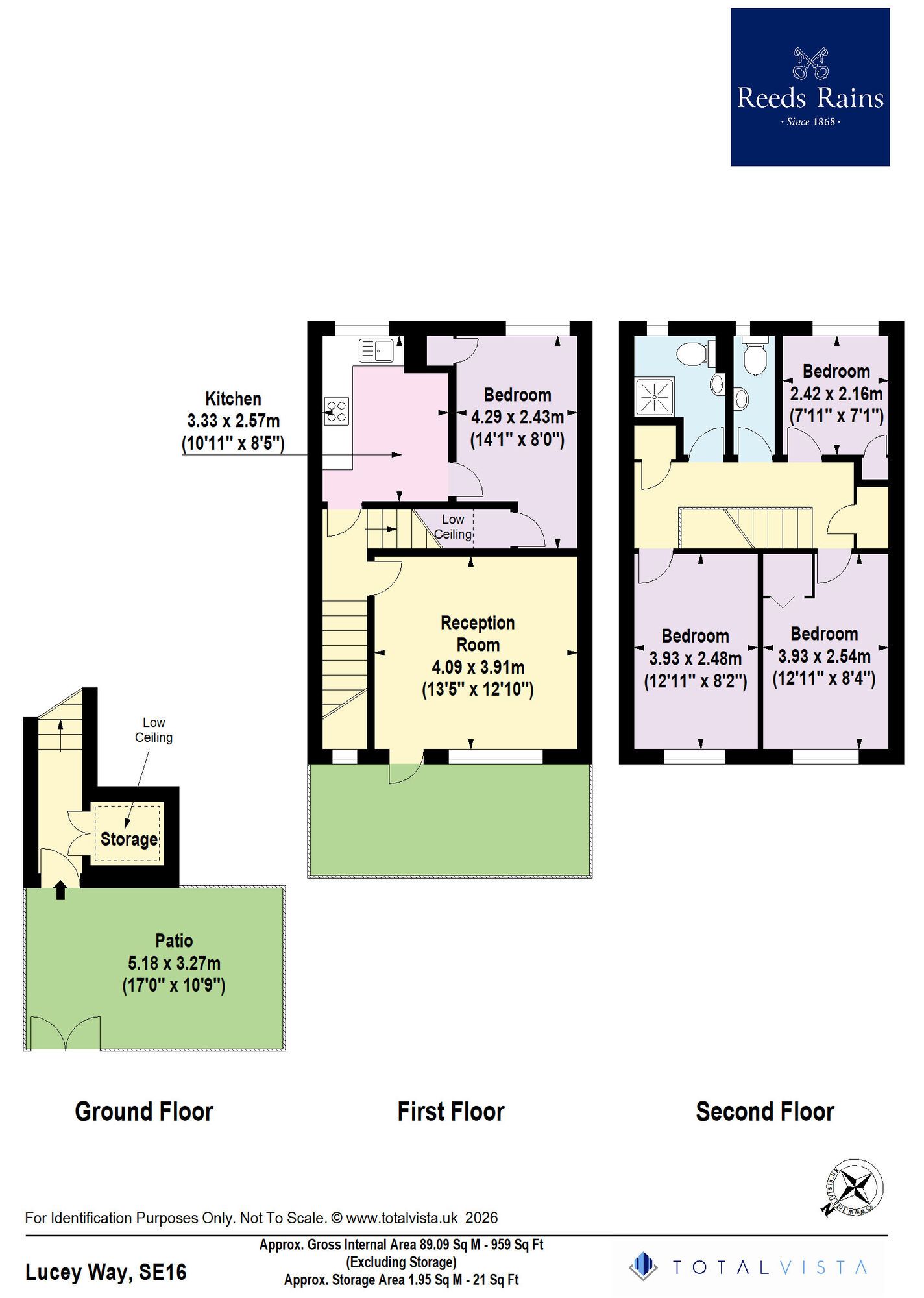 Floorplan of 4 bedroom Flat for sale, Lucey Way, London, SE16