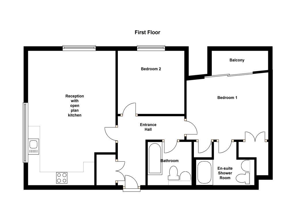 Floorplan of 2 bedroom  Flat to rent, Westminster Bridge Road, London, SE1